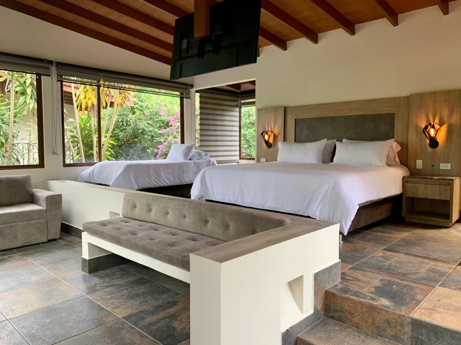 Bedroom, Bed in Hotel Delirio Campestre