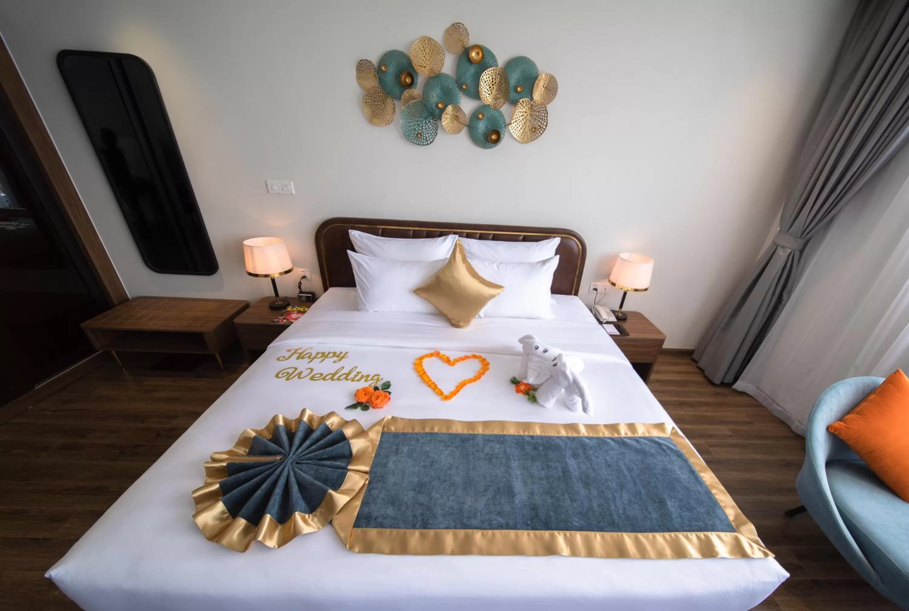 Bed in Grand Tourane Nha Trang Hotel