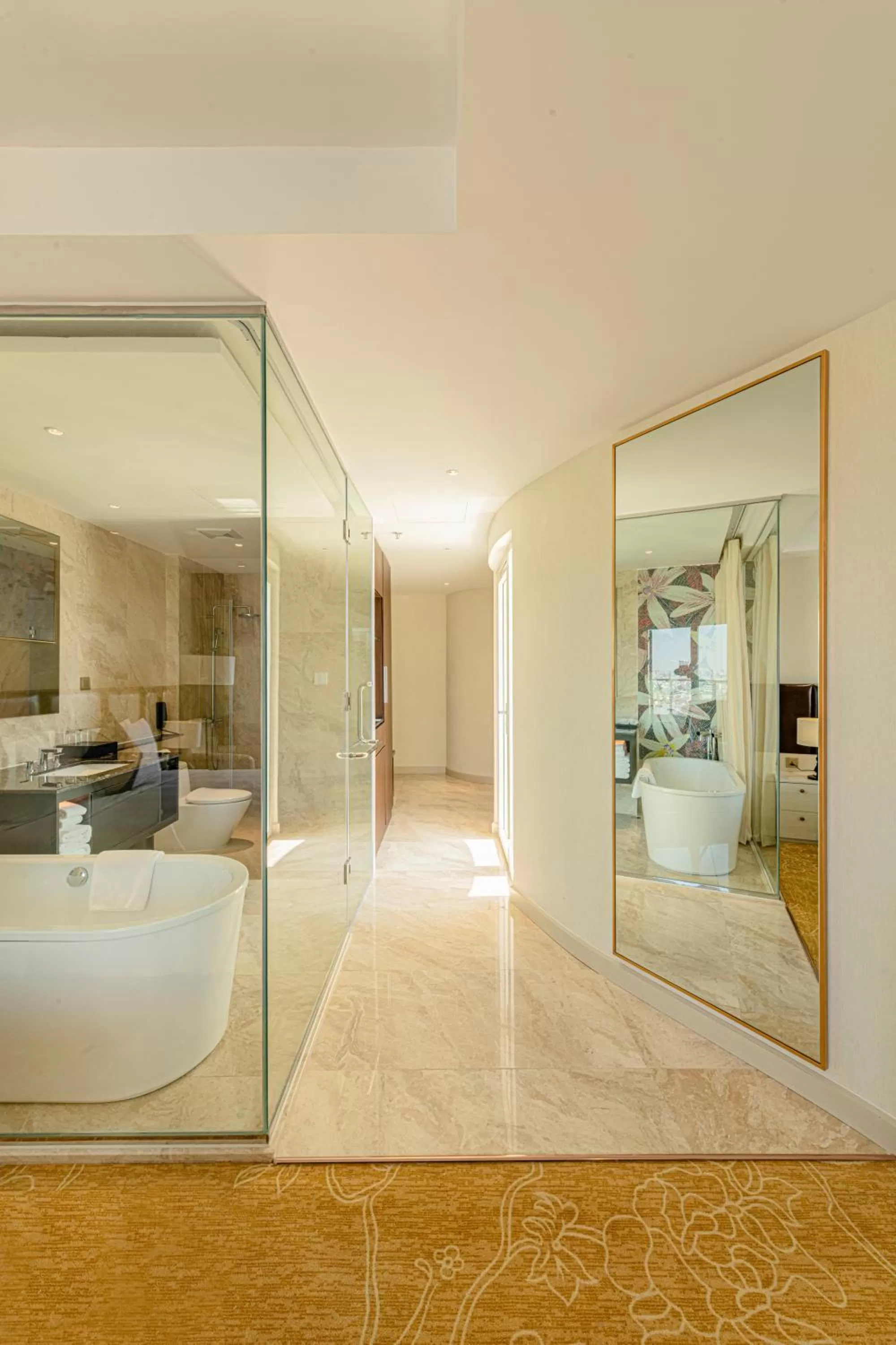 Bathroom in La Vela Saigon Hotel