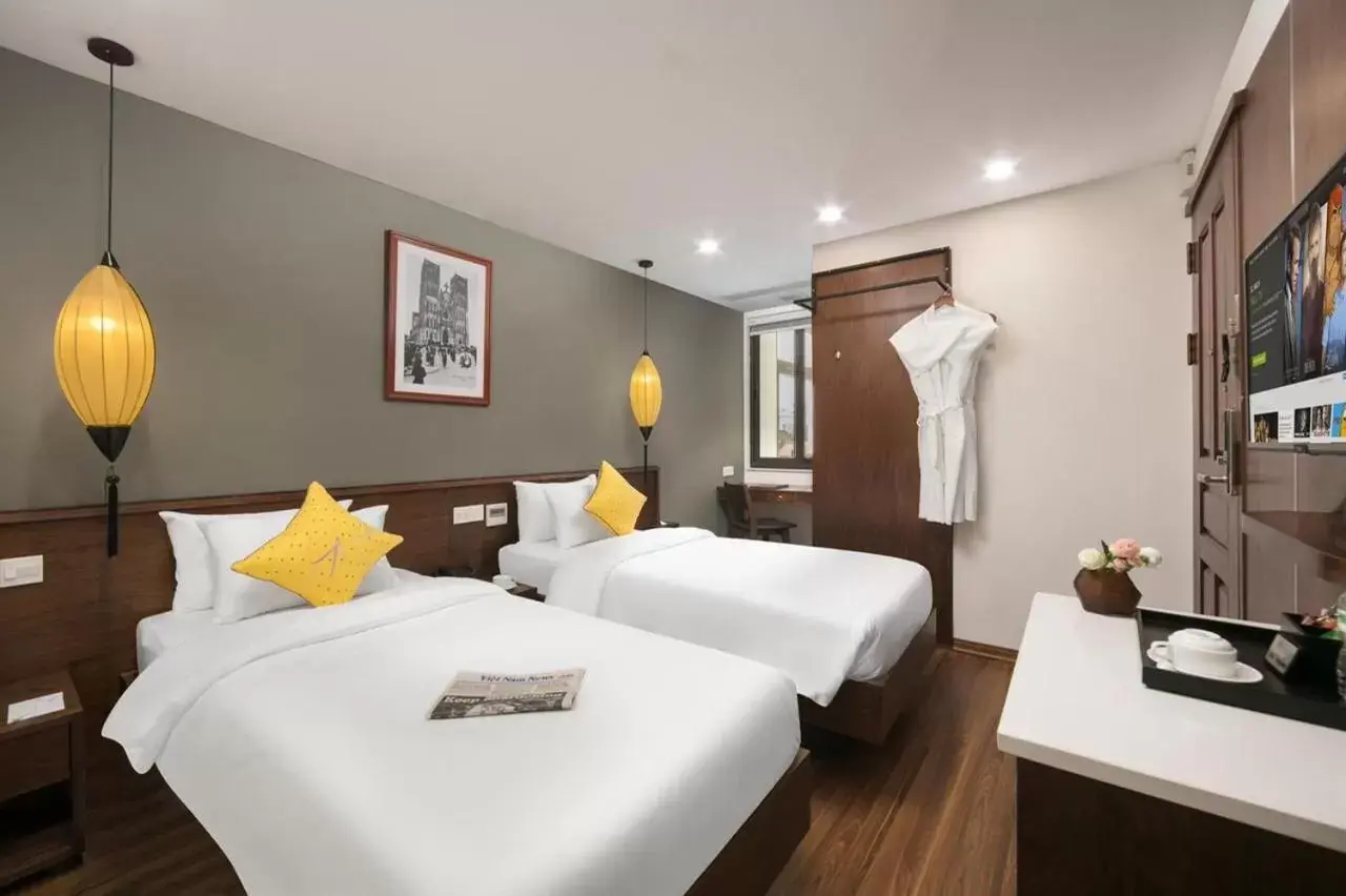 Deluxe Double or Twin Room in Hanoi Exclusive Hotel Deluxe Double or Twin Room in Hanoi Exclusive Hotel
