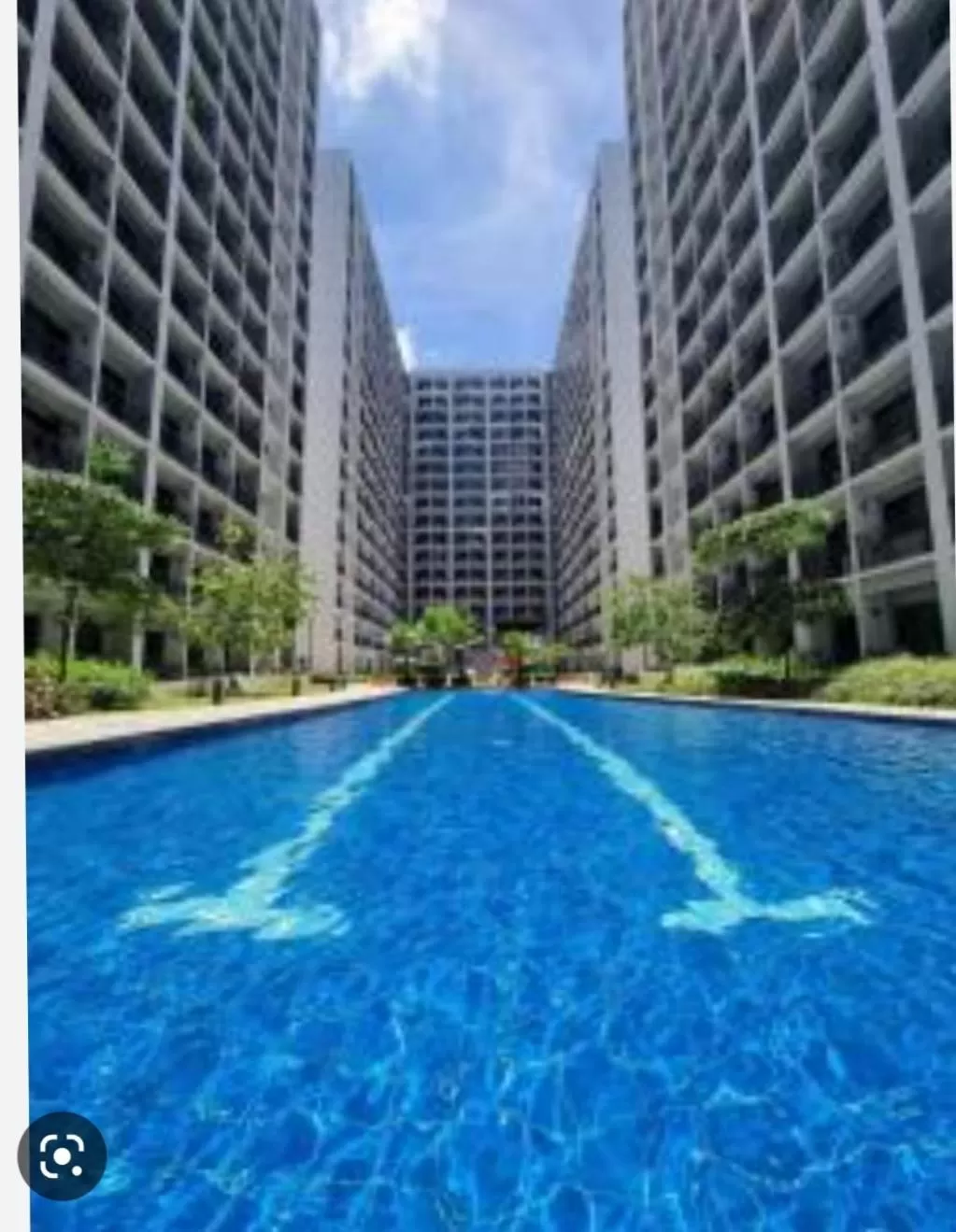 Swimming pool in NorChel's Staycation near Mall of Asia