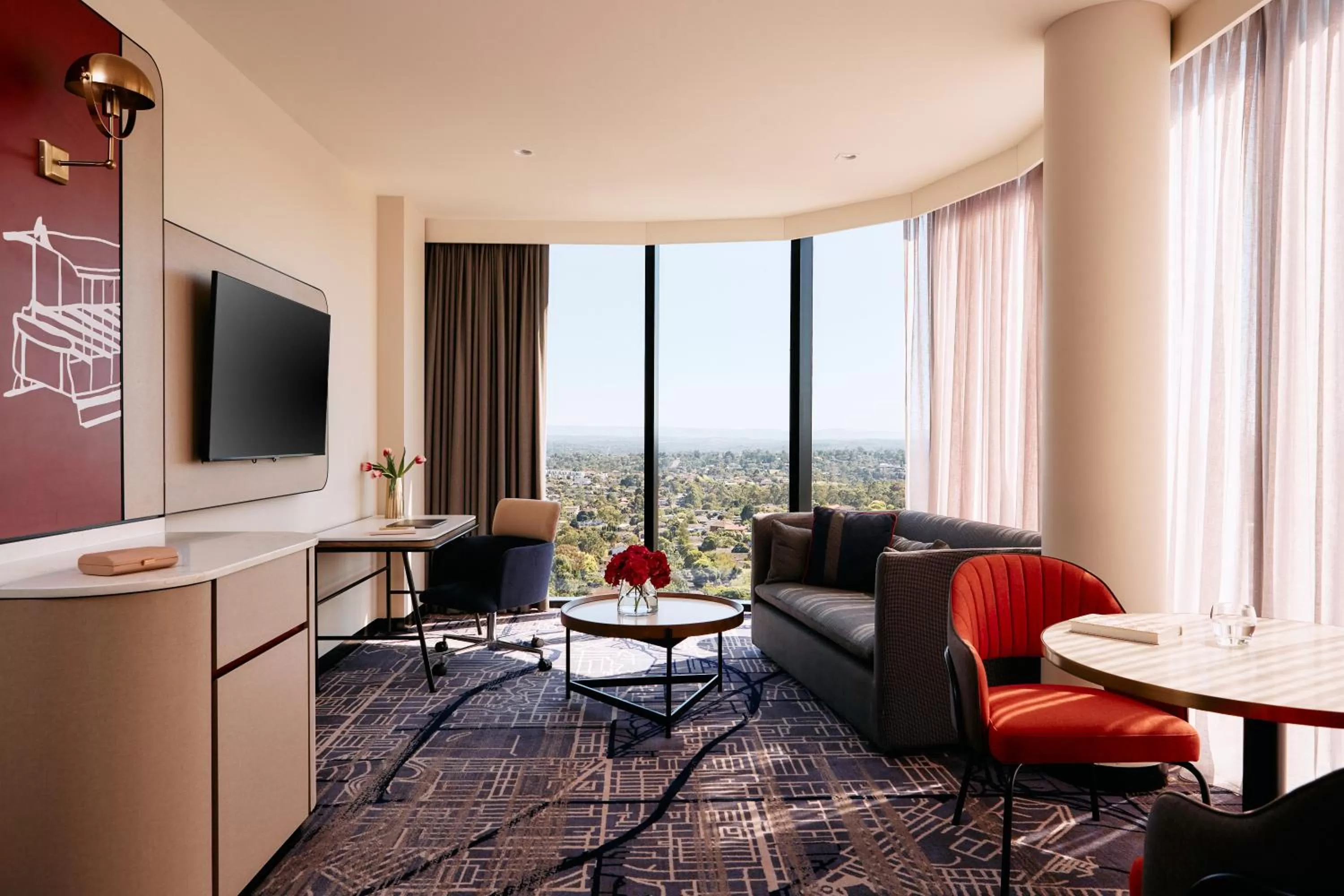 Living room in Mercure Melbourne Doncaster