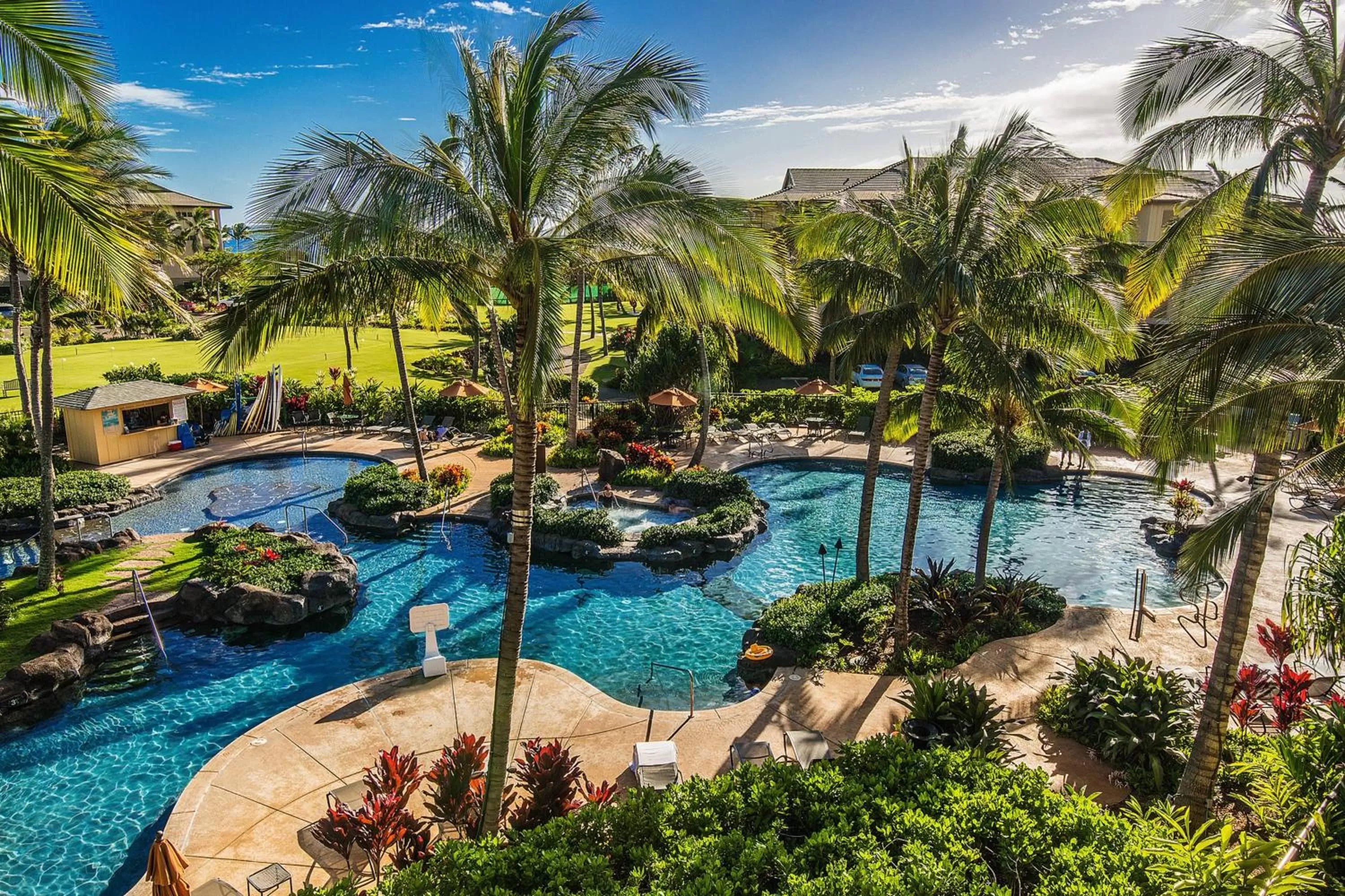 Swimming pool in Koloa Landing Resort at Po'ipu, Autograph Collection