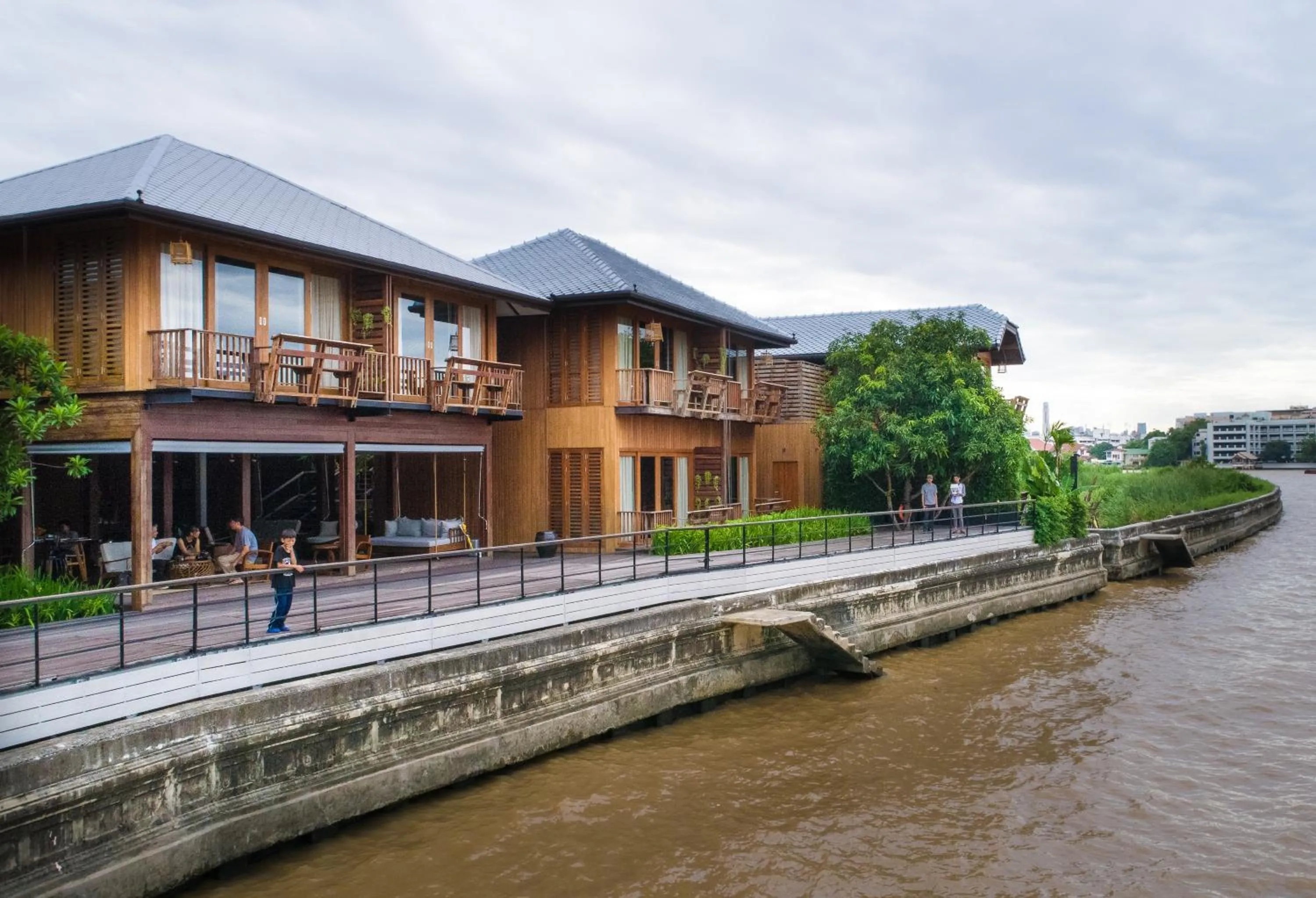 Bird's eye view in Chann Bangkok Noi