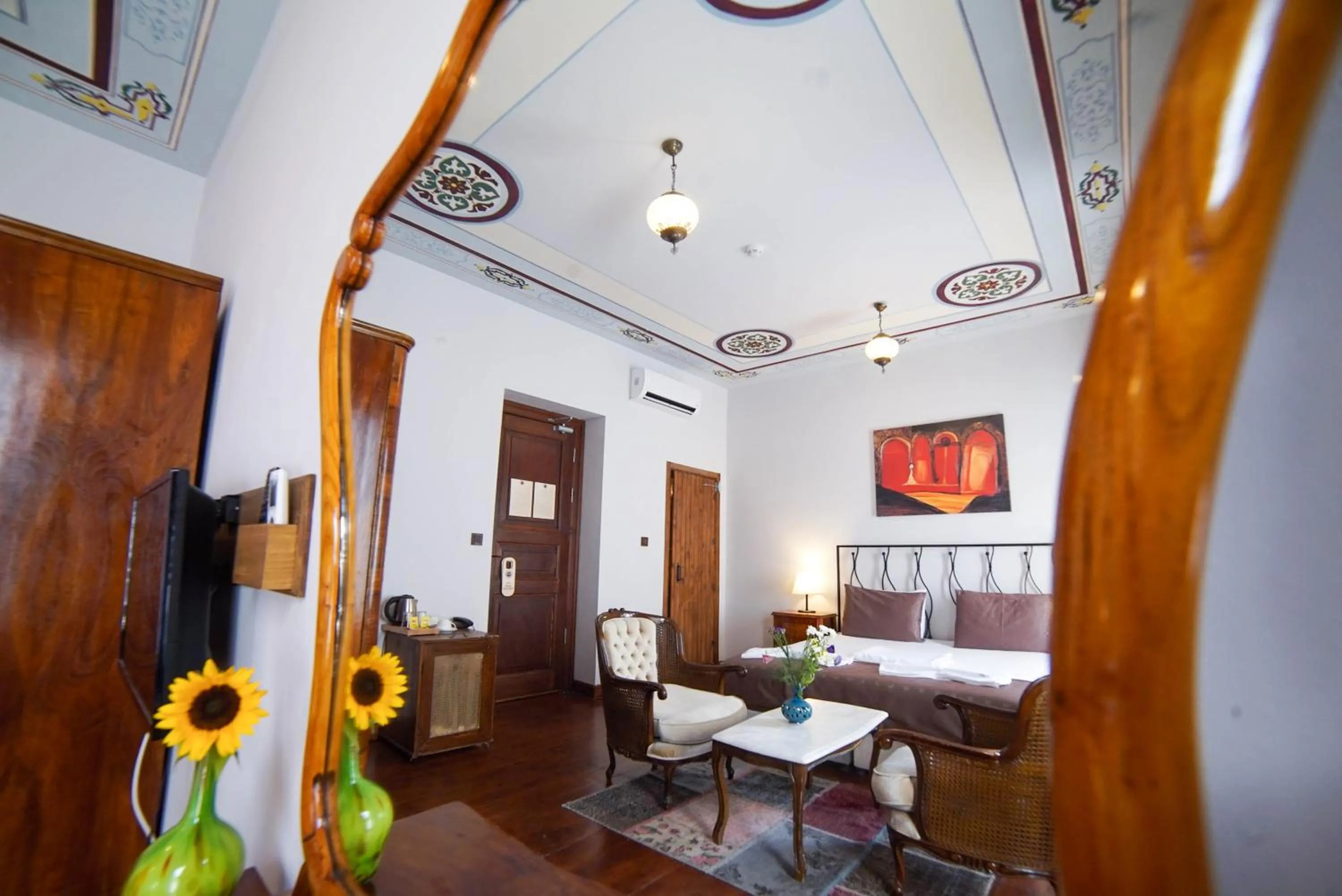 Decorative detail in Sarnıç Butik Otel