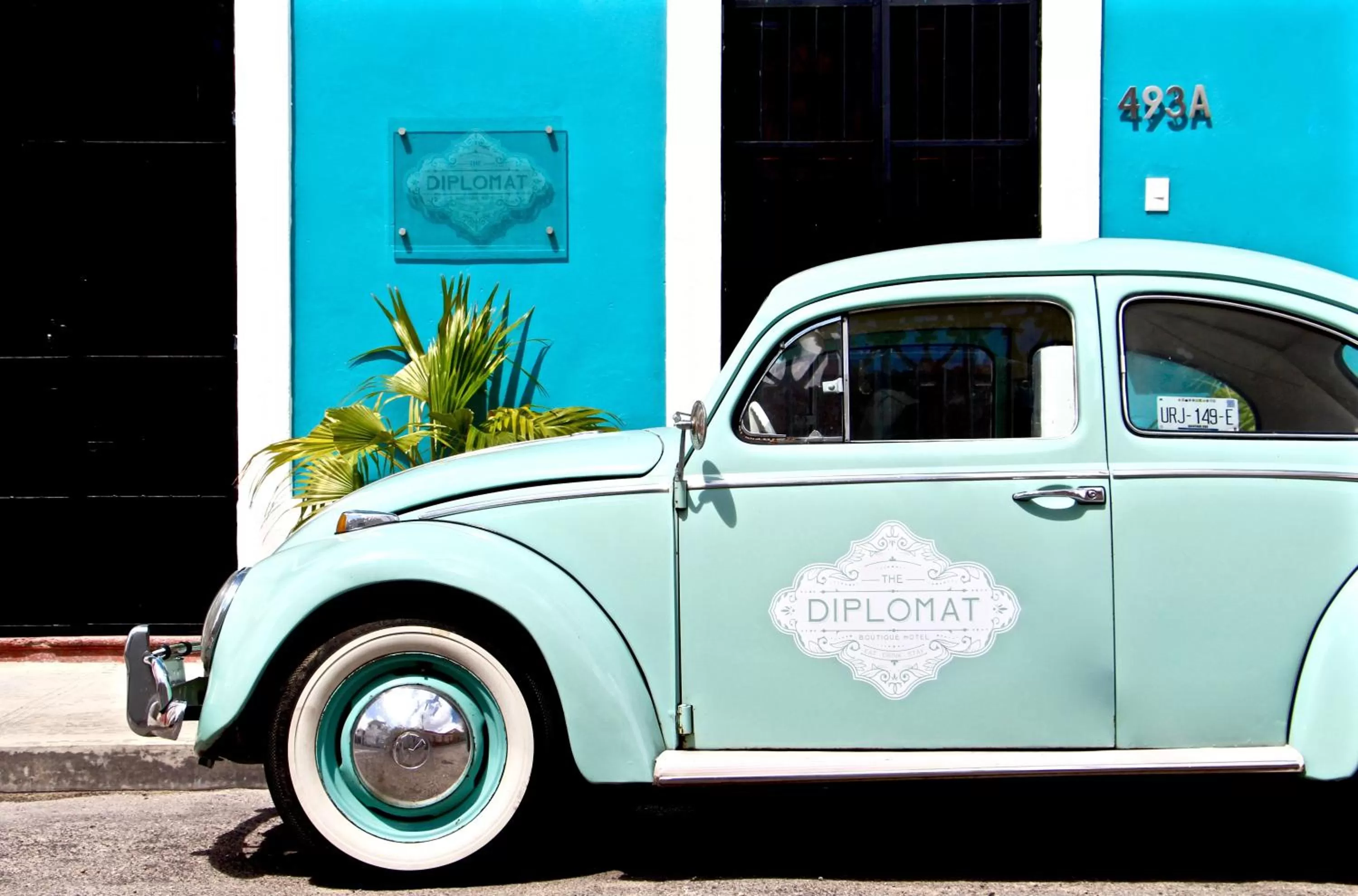 Facade/entrance in The Diplomat Boutique Hotel