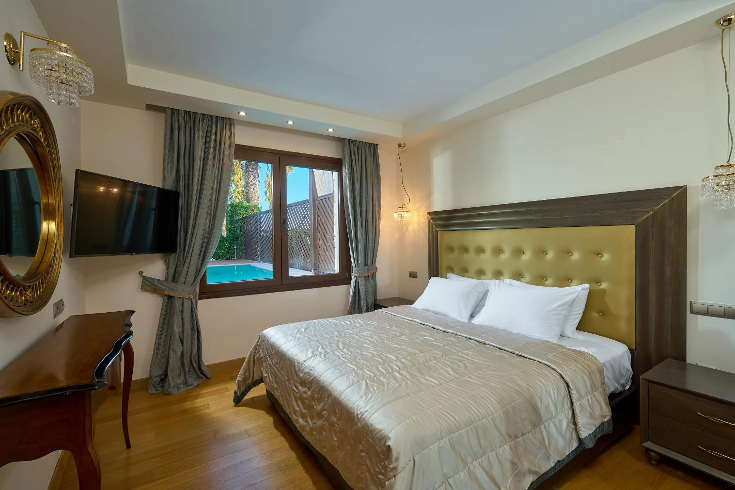 Bed in Mediterranean Village Hotel & Spa