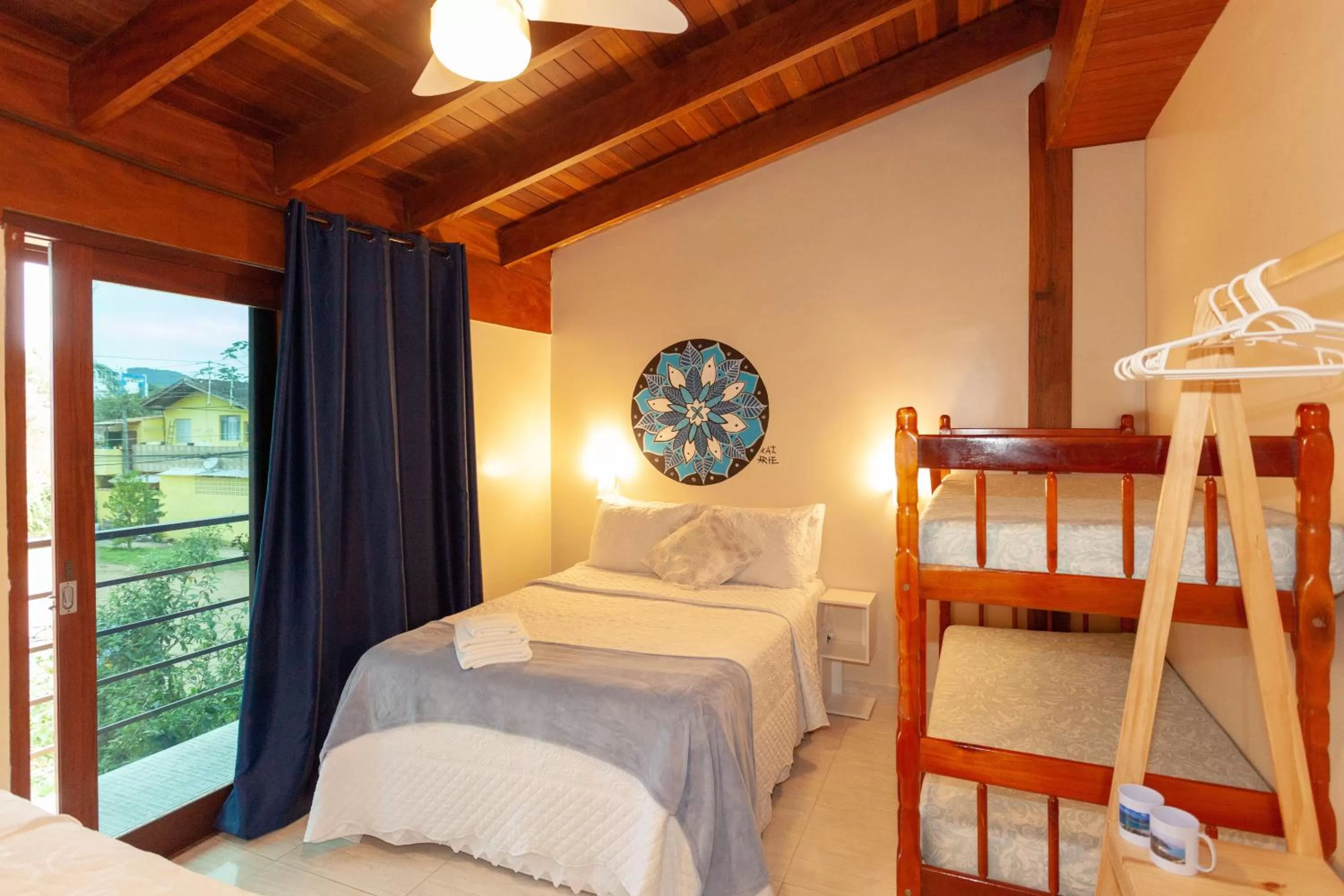 Bedroom, Bed in Ubatuba Ecologic Pousada