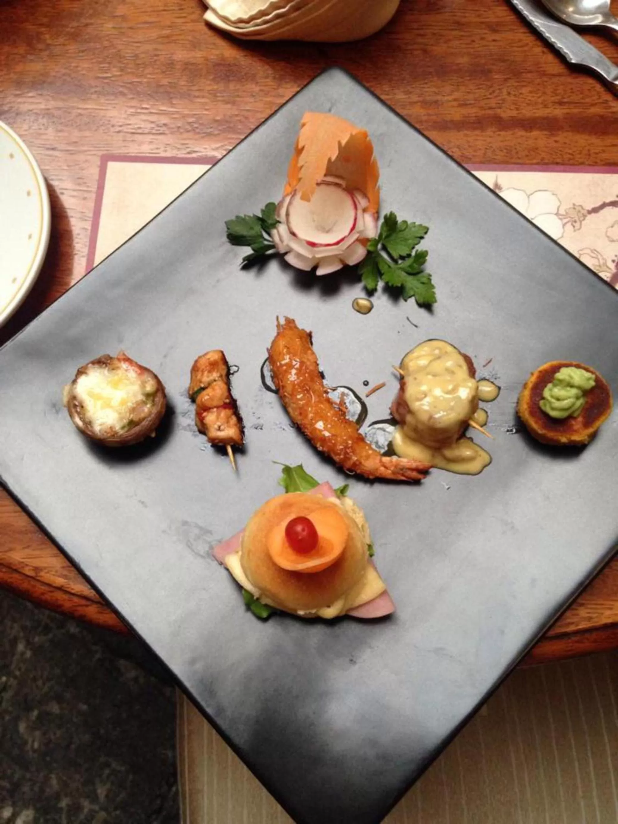 Food close-up in Roka Plaza Hotel Boutique