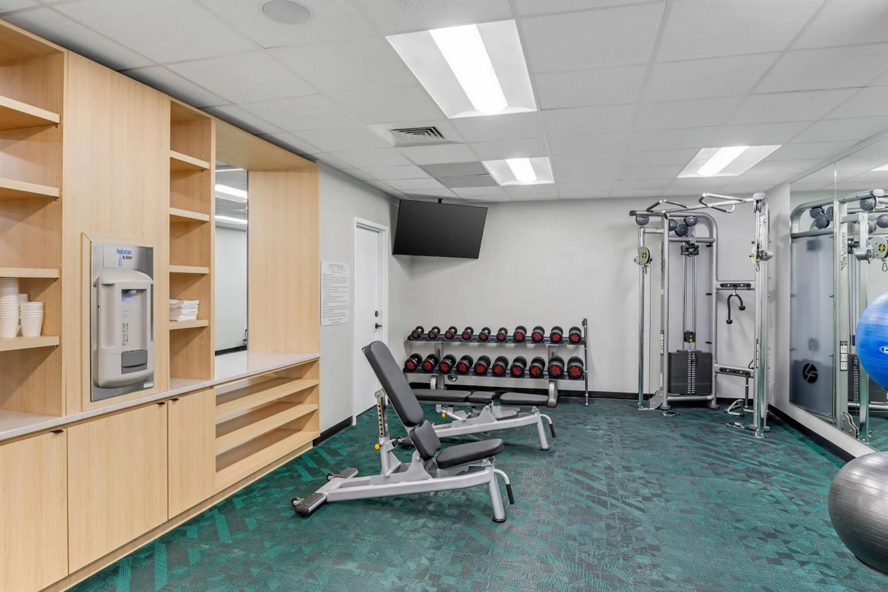 Fitness centre/facilities in TownePlace Suites by Marriott Richmond Colonial Heights