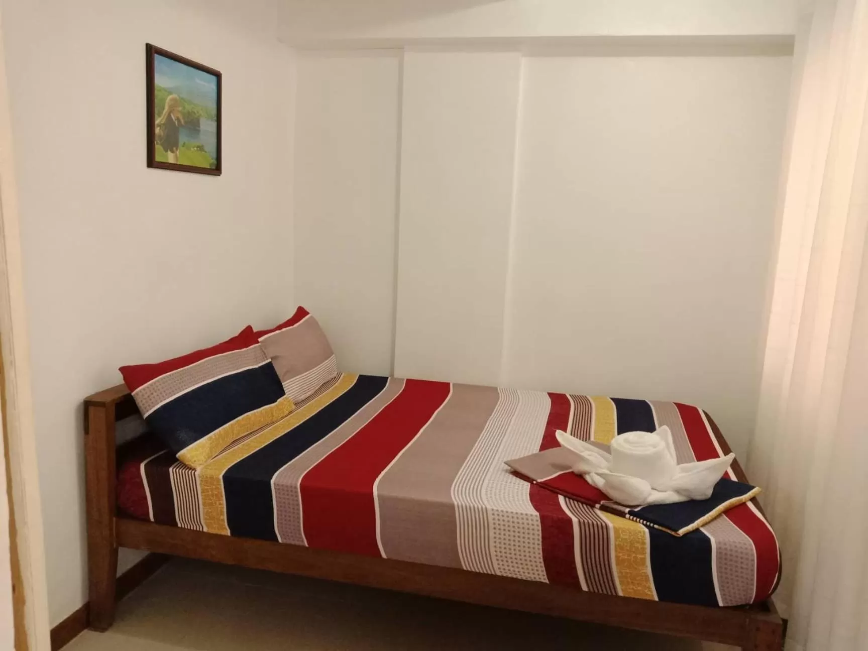 Bed in Victoria Beach House