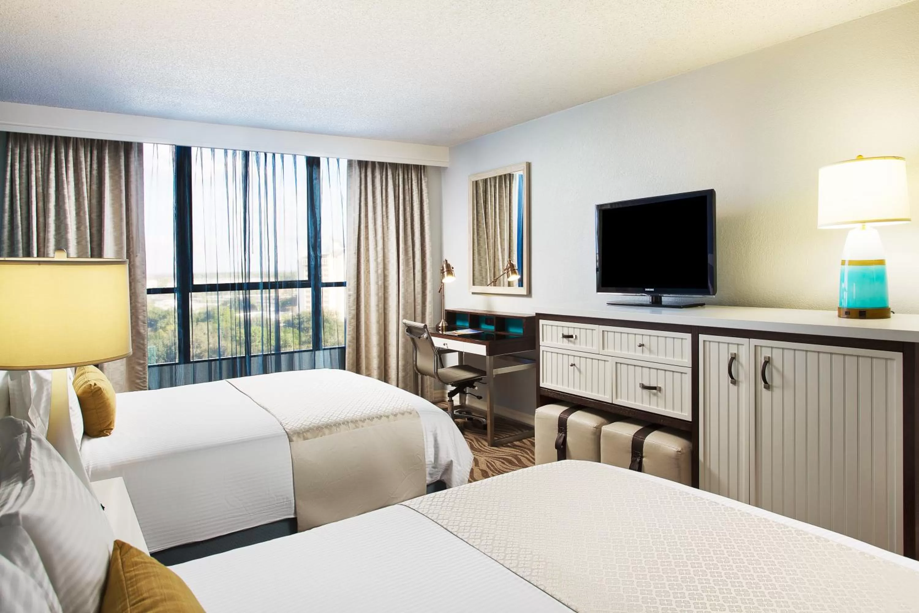 Queen Room with Two Queen Beds in Wyndham Lake Buena Vista – Disney Springs® Area