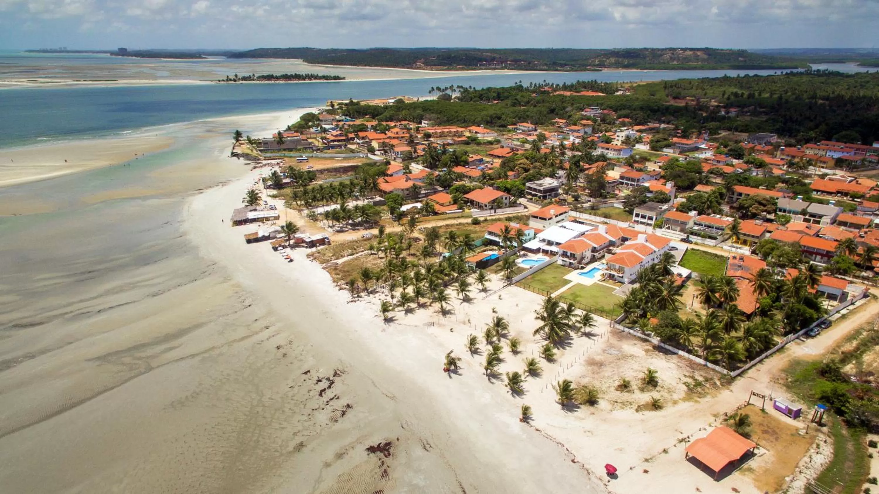 Beach, Bird's-eye View in Manga Verde Beach Residence
