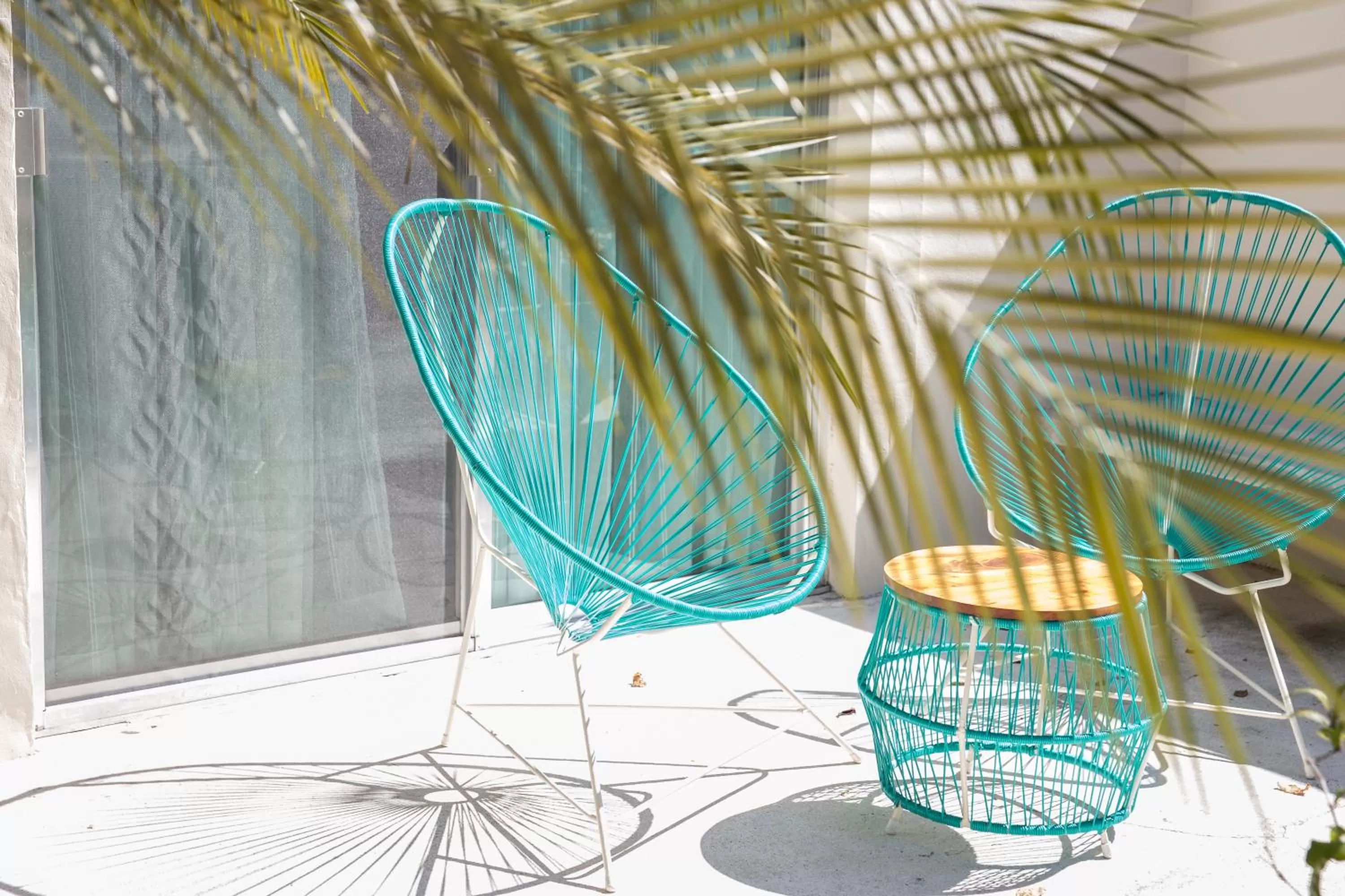 Garden view in Villas H2O