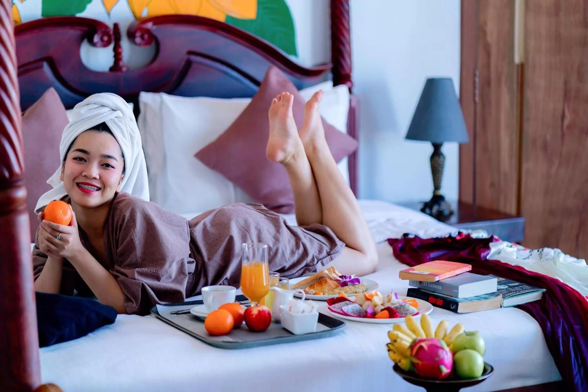 Bedroom in Indra Porak Residence Hotel
