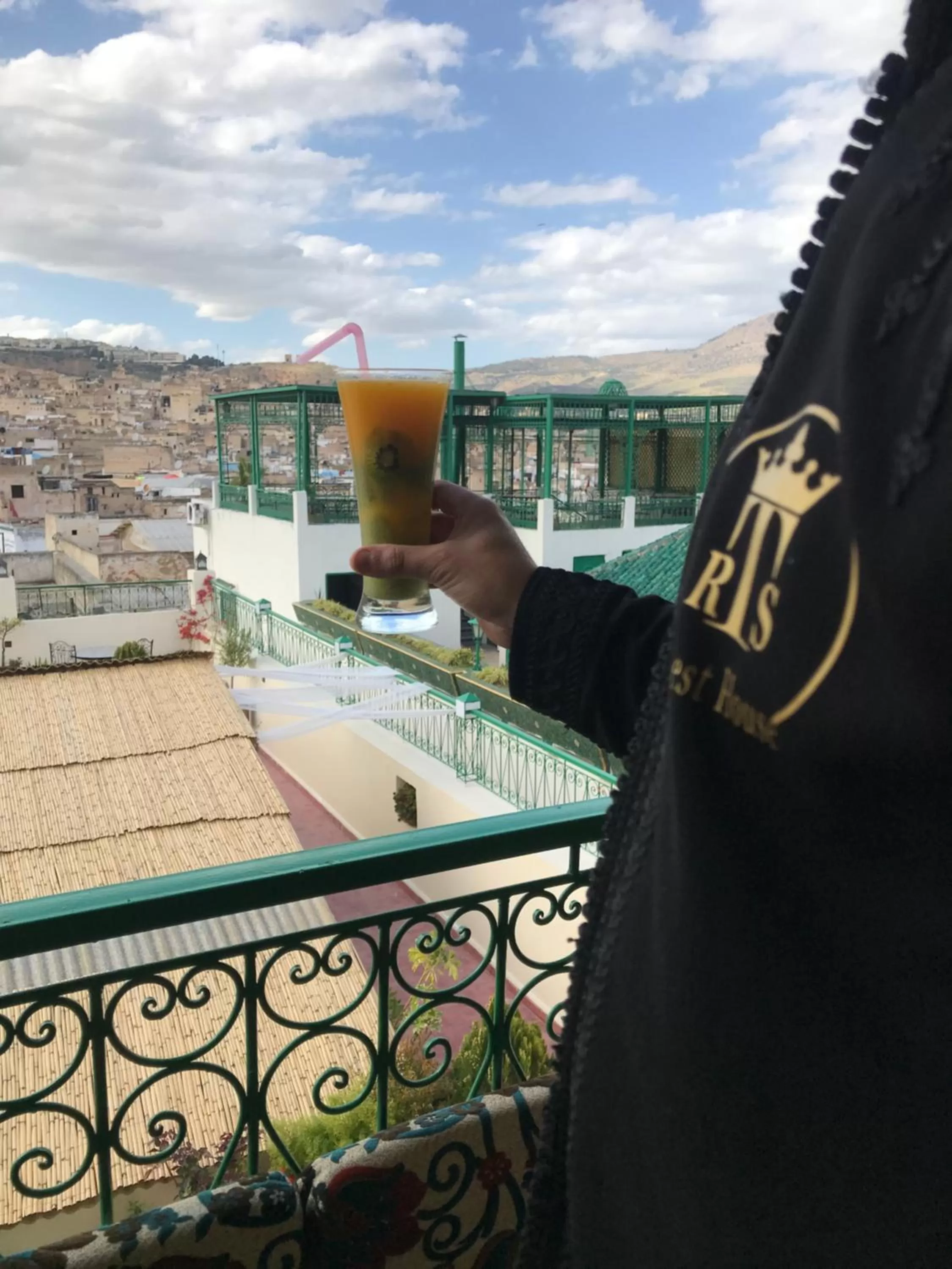Balcony/Terrace in Riad Taj Salma