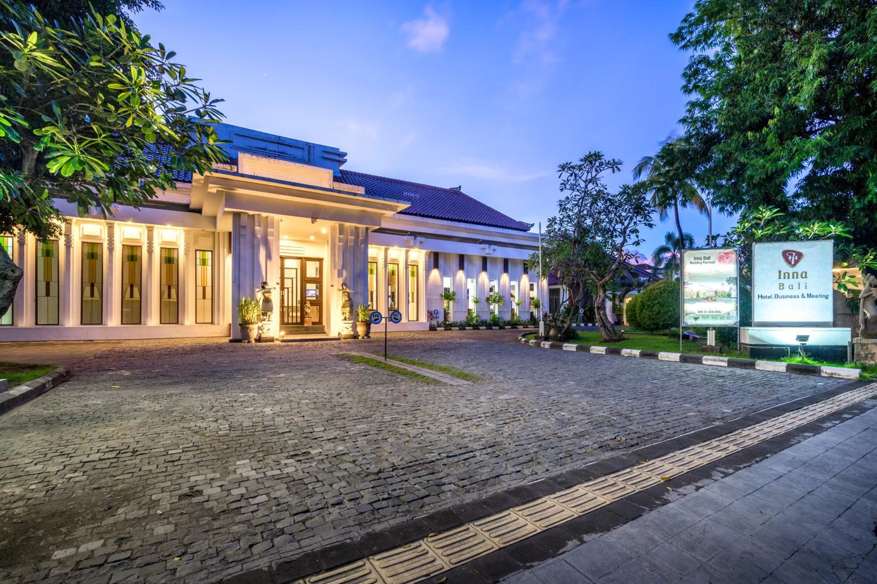 Facade/entrance in Inna Bali Heritage Hotel