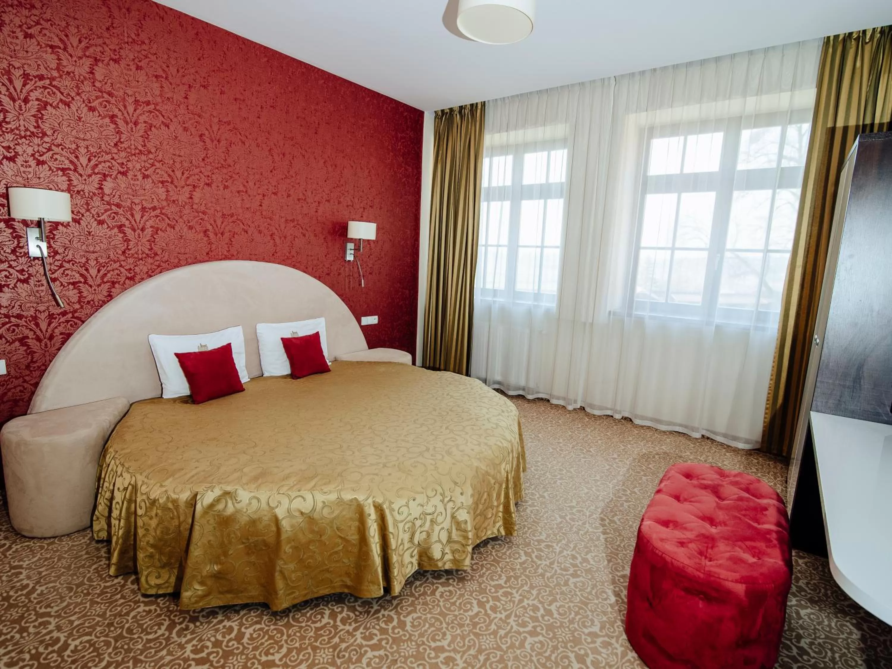 Bed in Hotel Zamek Gniew