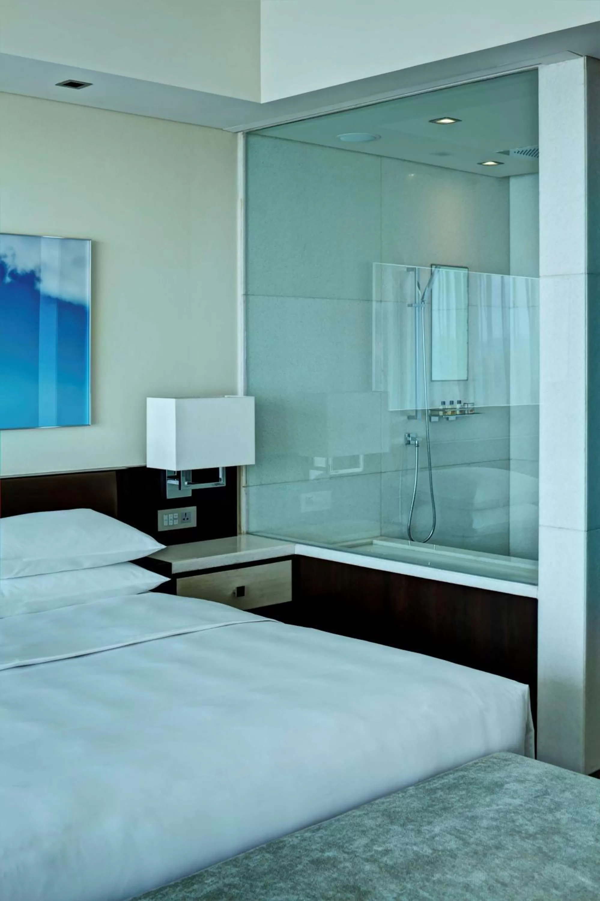 Shower, Bed in Park Hyatt Hotel and Residences, Hyderabad