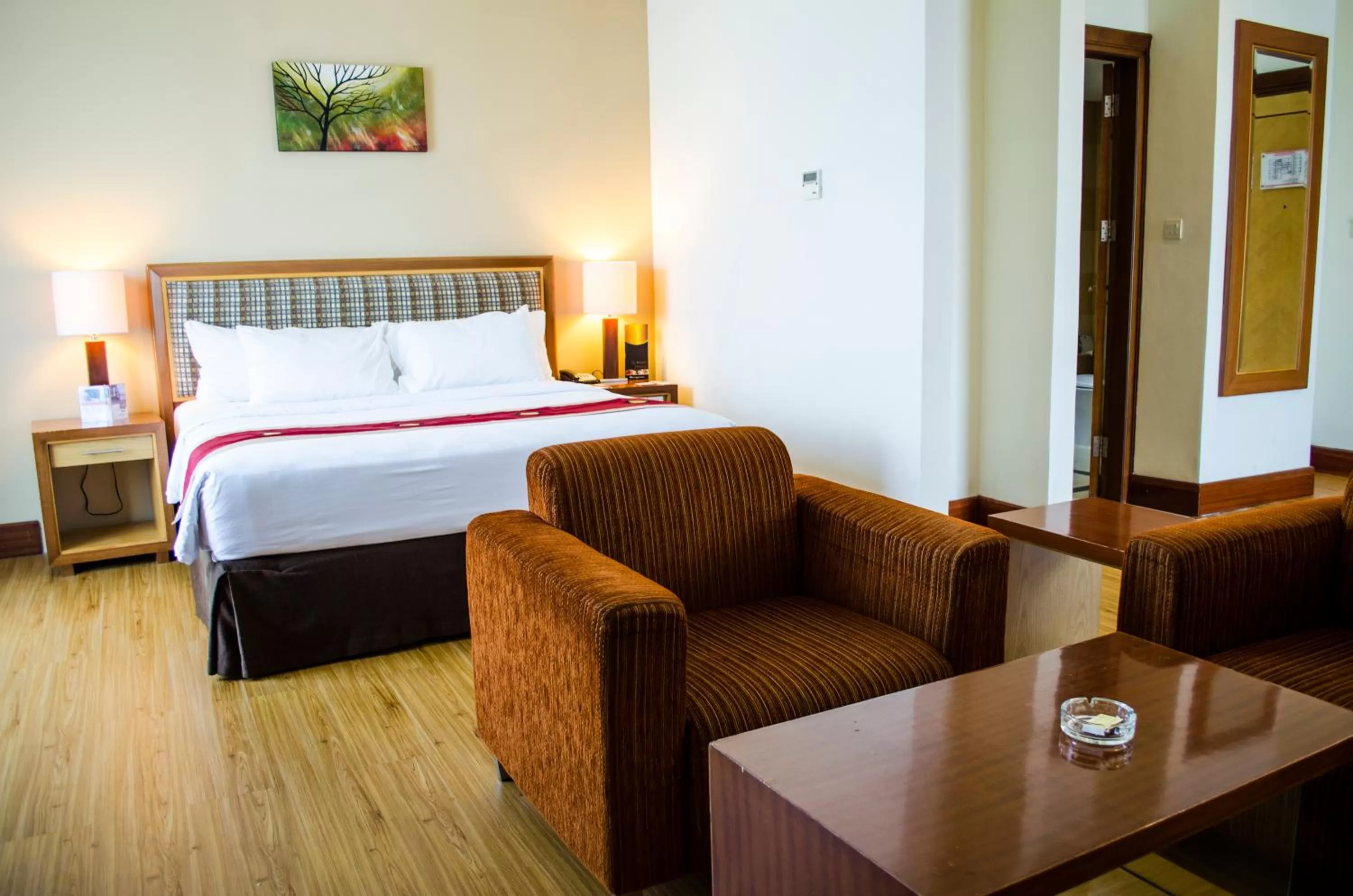 Bed in Swiss-Belhotel Maleosan Manado