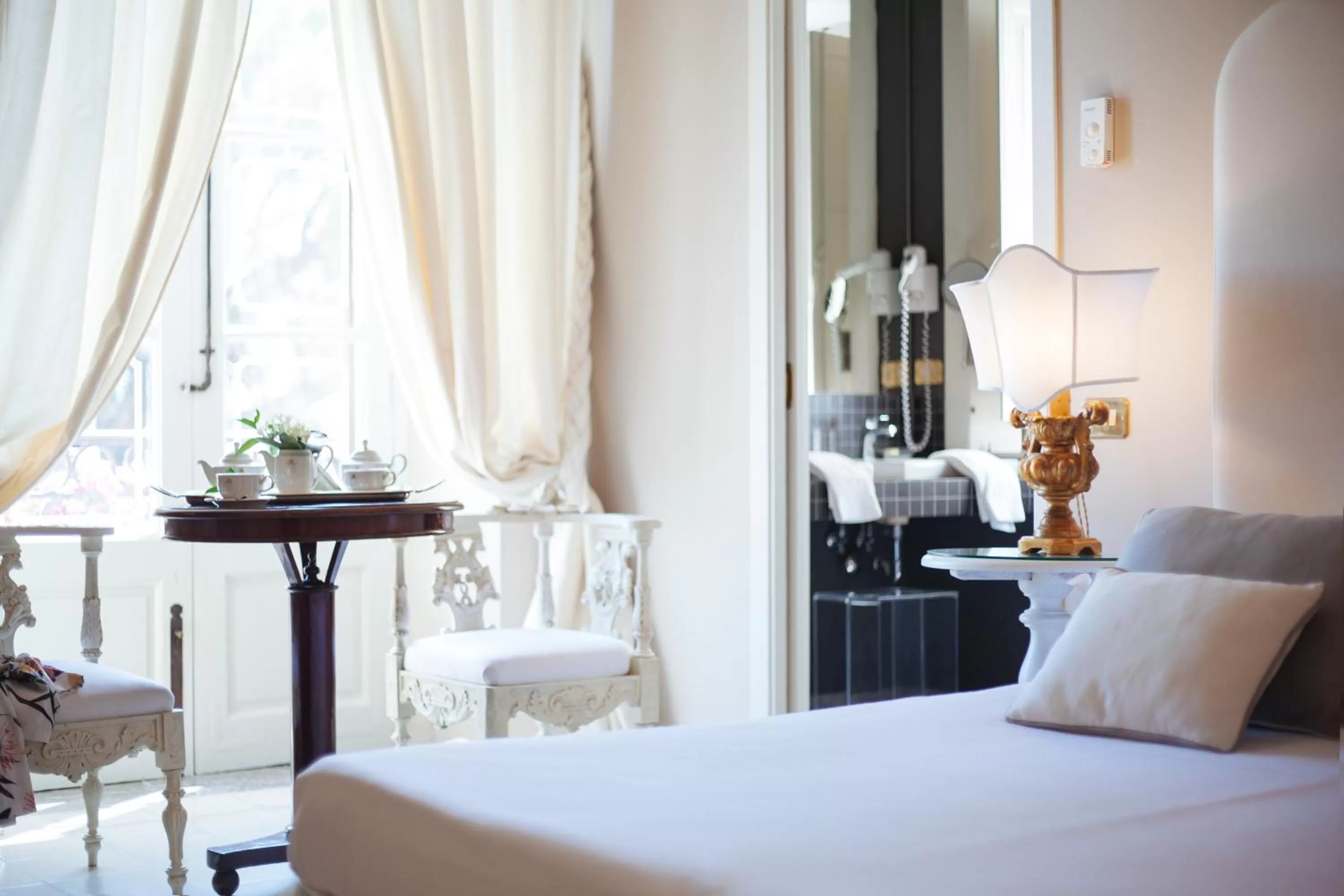 Bed in Hotel Villa Taormina