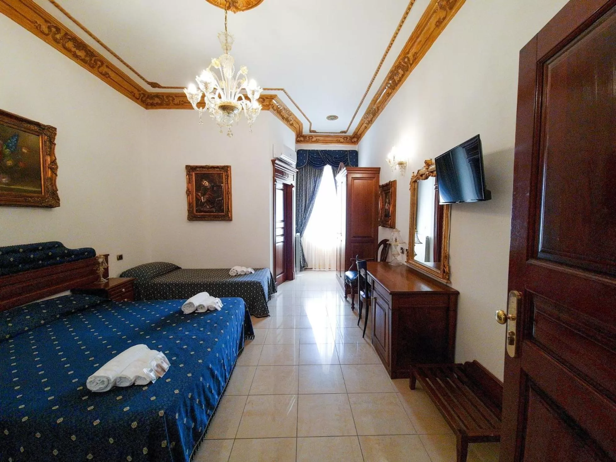 Bed in Euro Hotel Iglesias