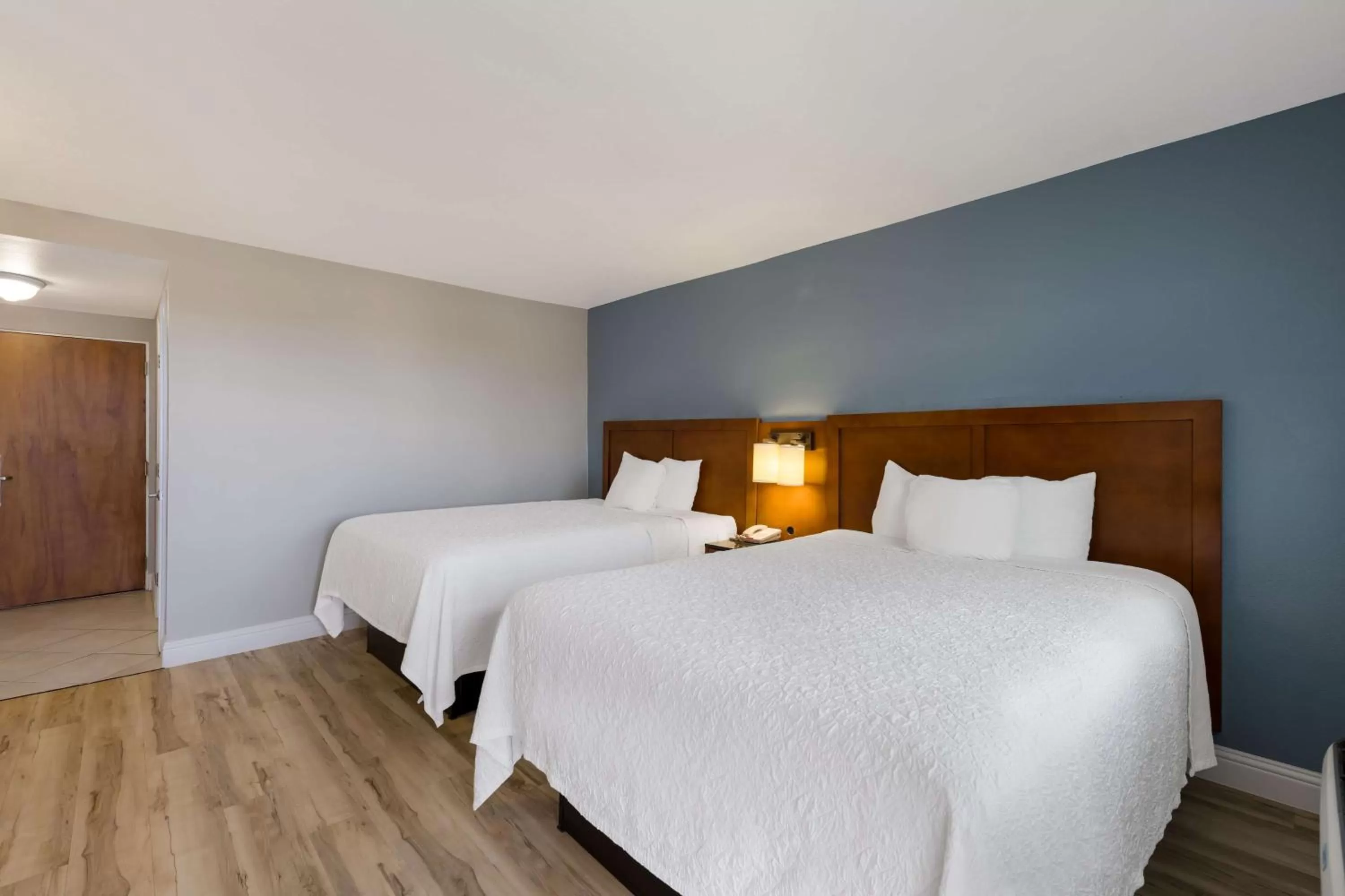 Queen Room with Two Queen Beds and Roll-In Shower - Disability Access in Pacific Coast Roadhouse - SureStay Collection by Best Western