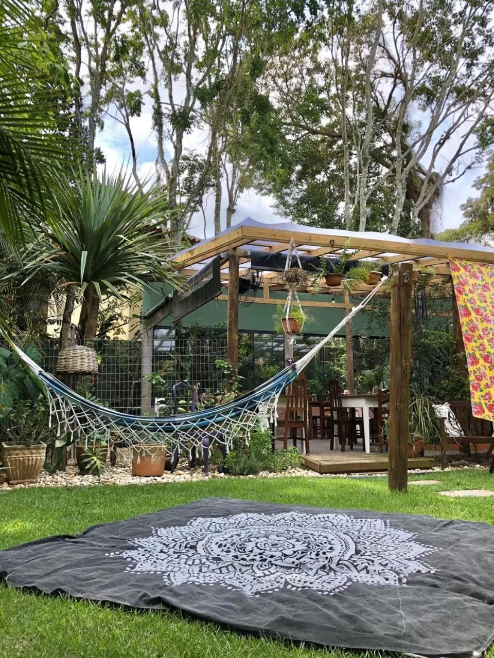 Garden in Pousada Santarina