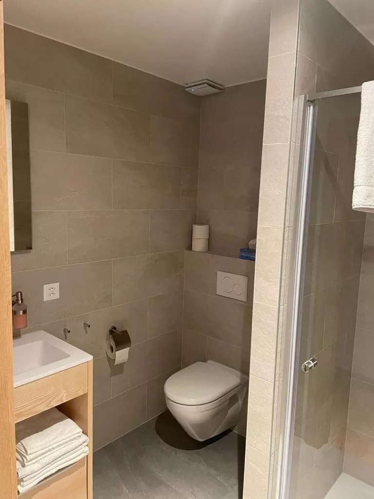 Bathroom in B&B La Ferme De Pouillerel