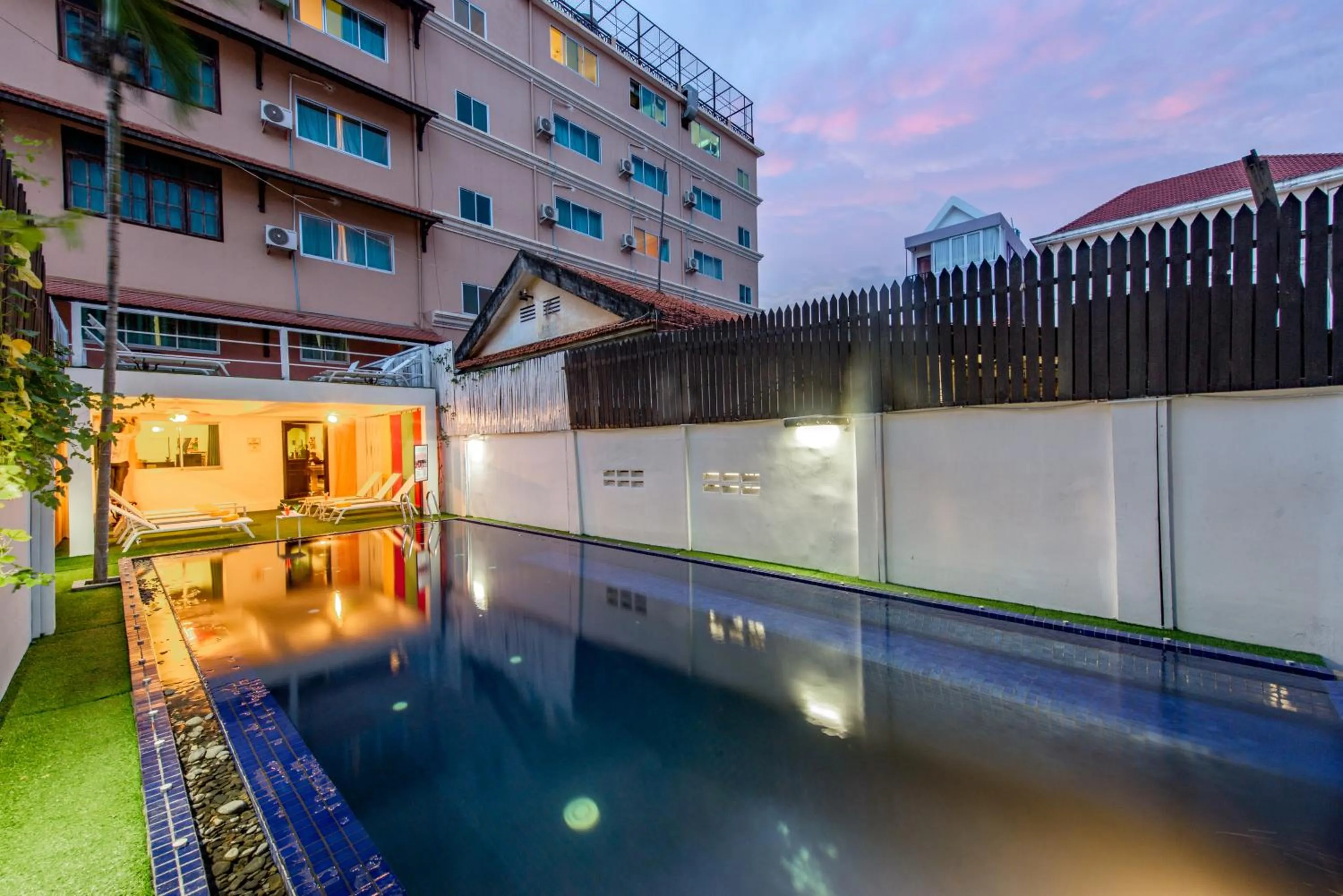 Swimming pool in Angkor Panoramic Boutique Hotel