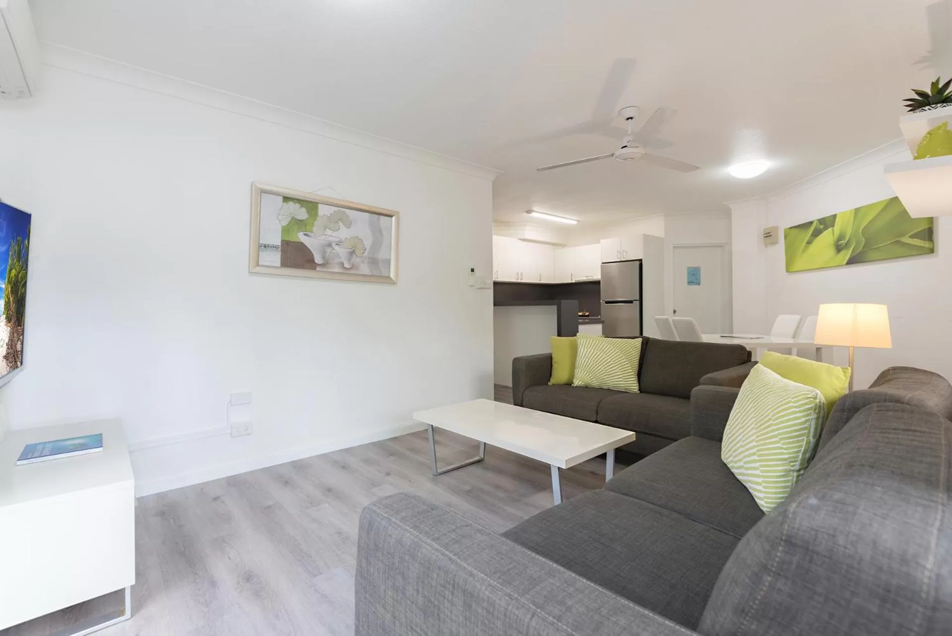 Living room in Garrick House