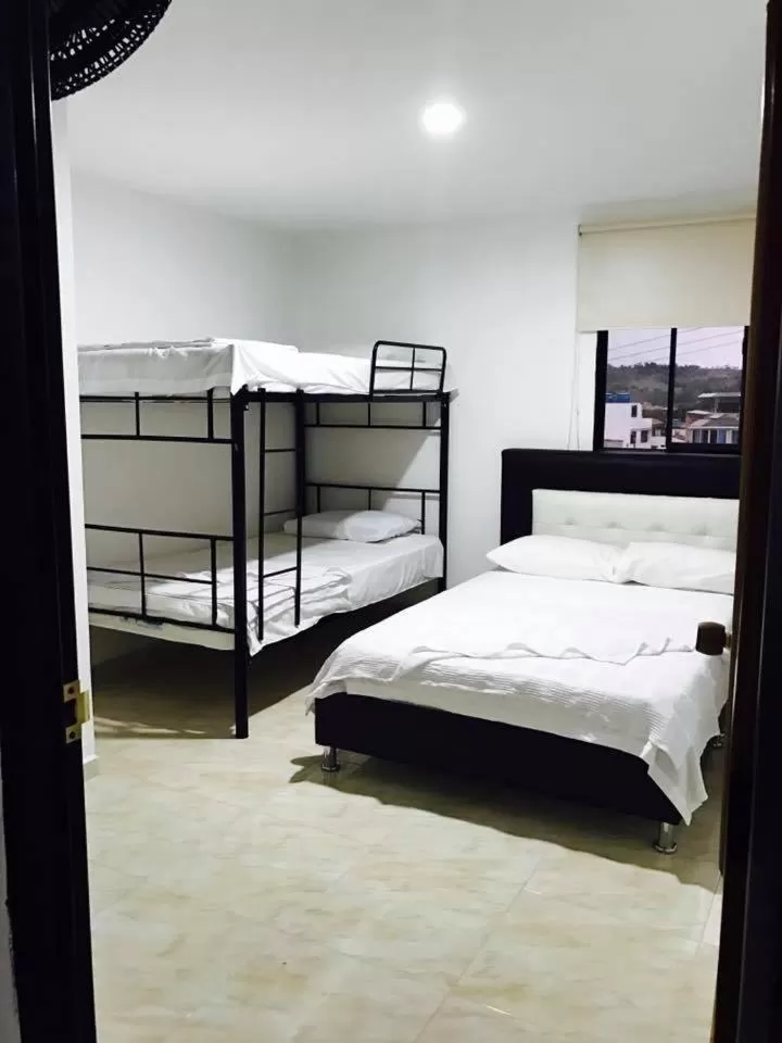 Bedroom, Bed in Hotel Mirador de Santa Bárbara