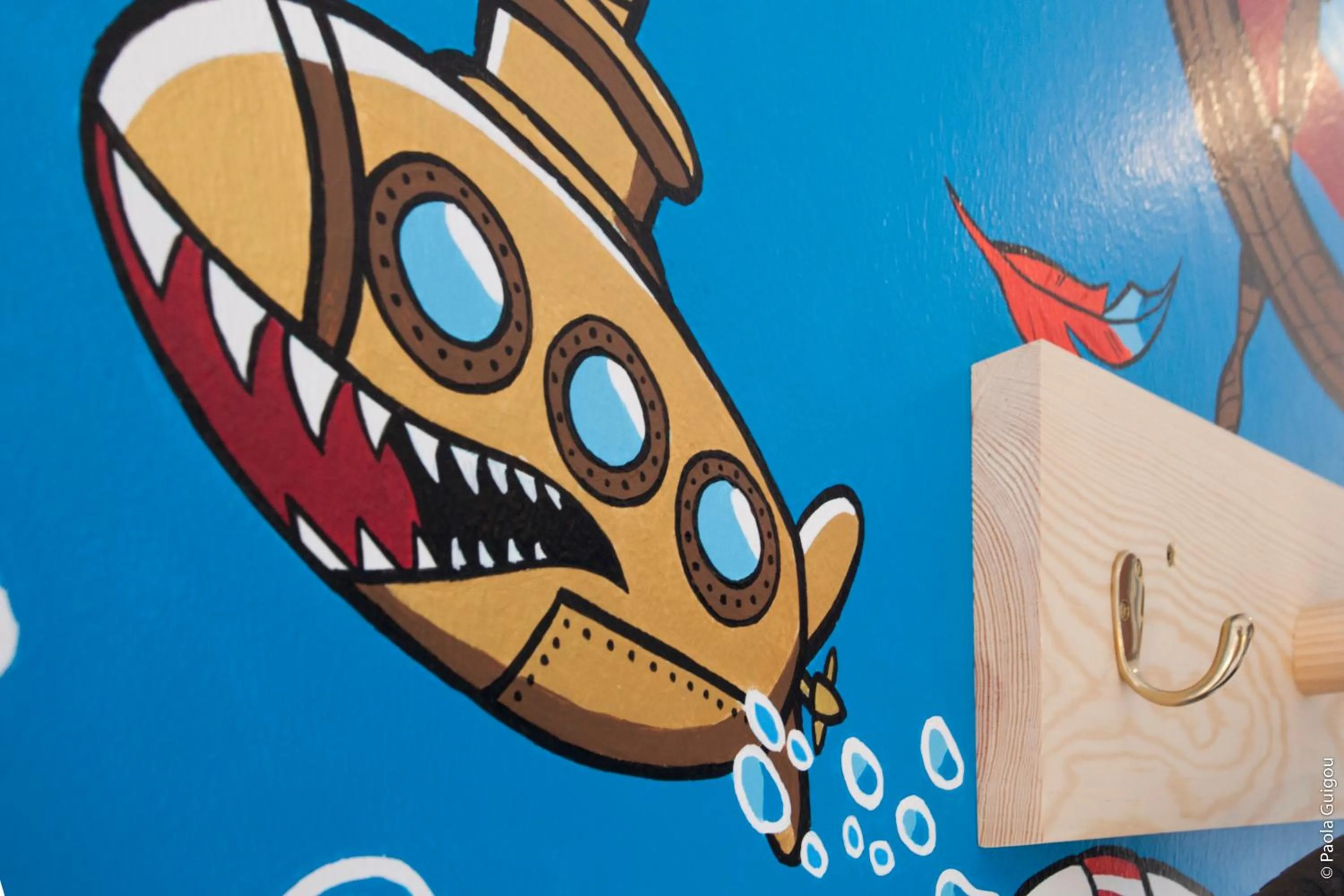 Decorative detail in Hôtel Graffalgar