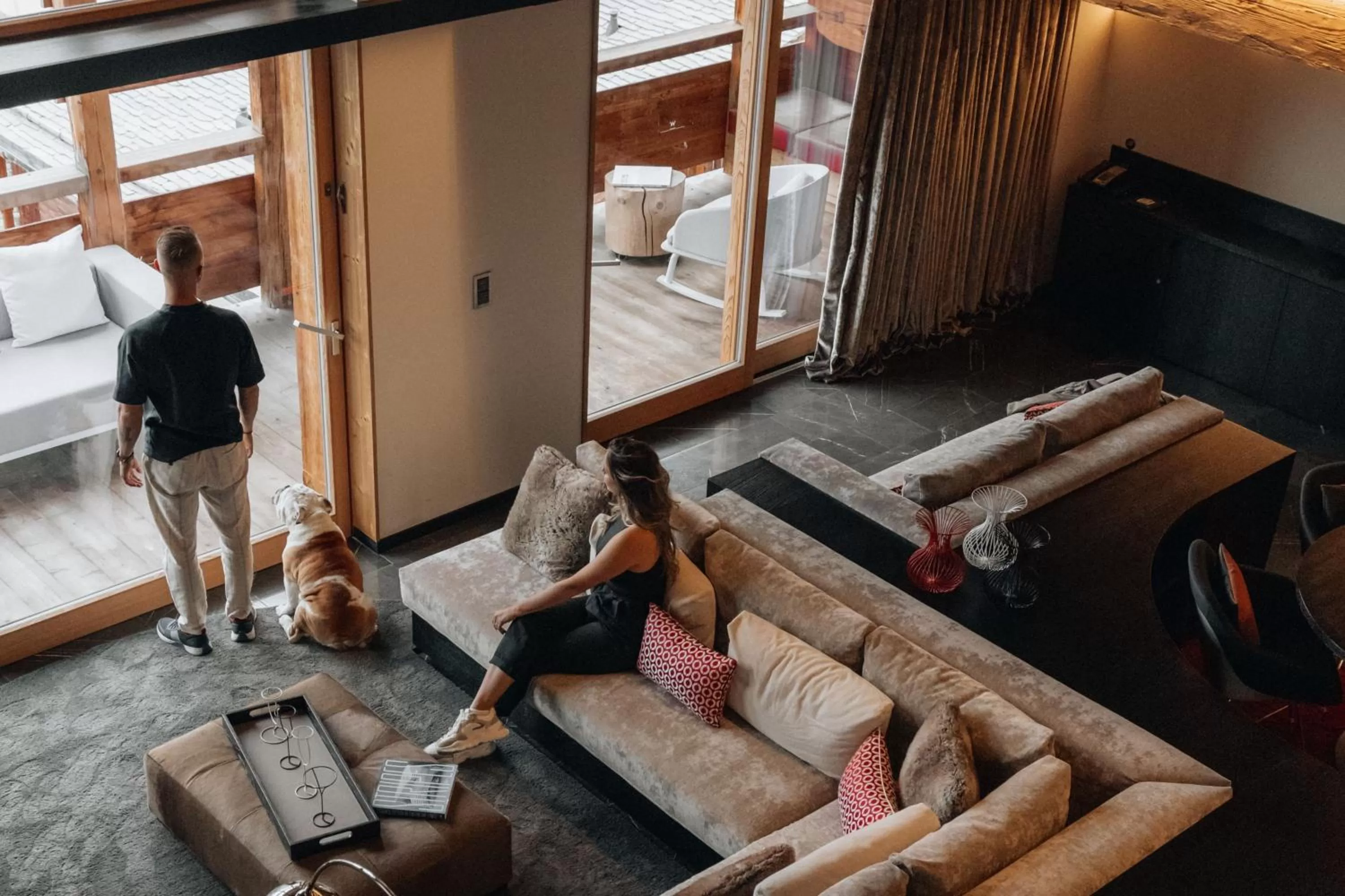 Photo of the whole room, Bed in W Verbier