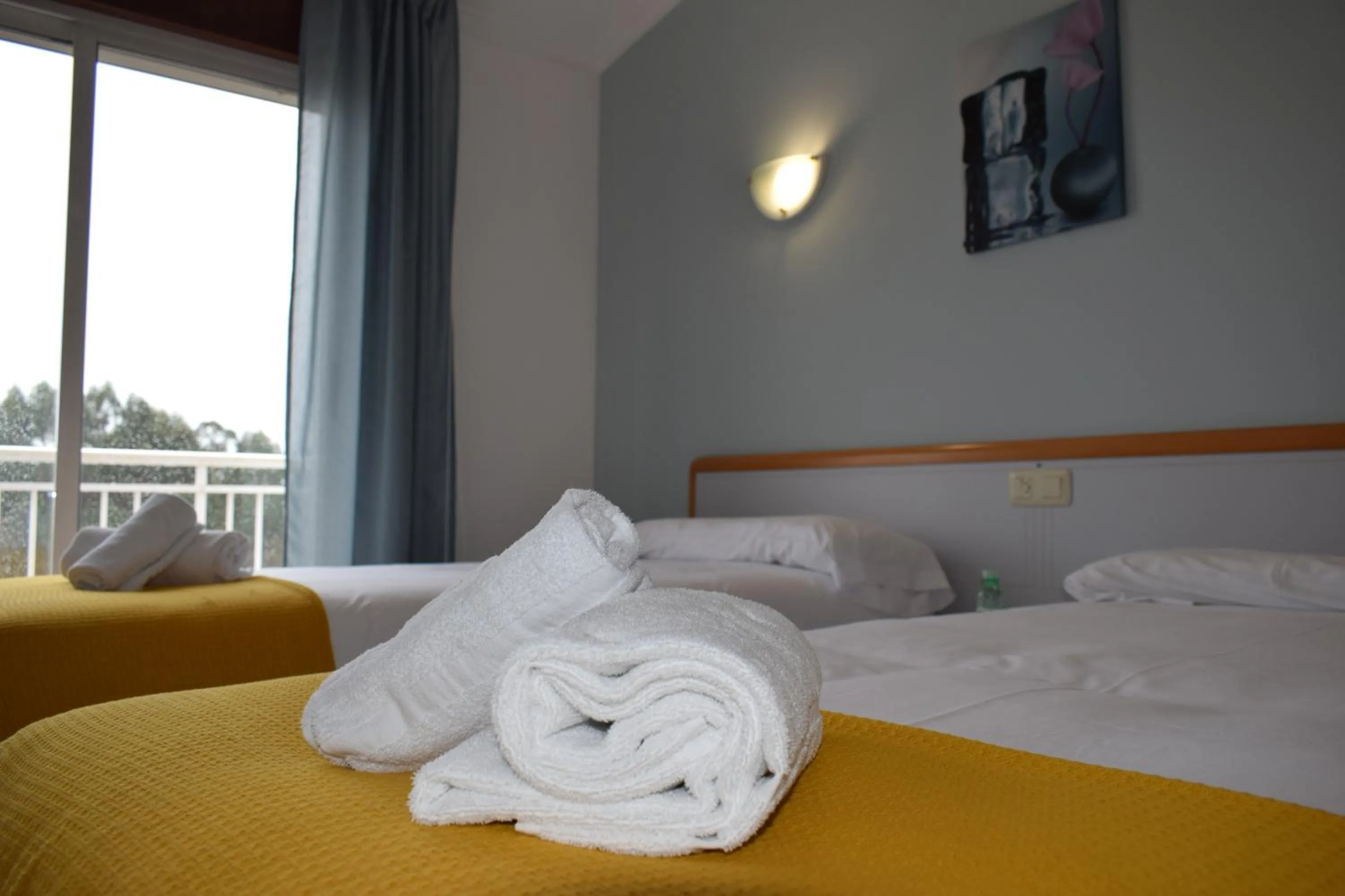 Bed in Hotel Xunca Blanca