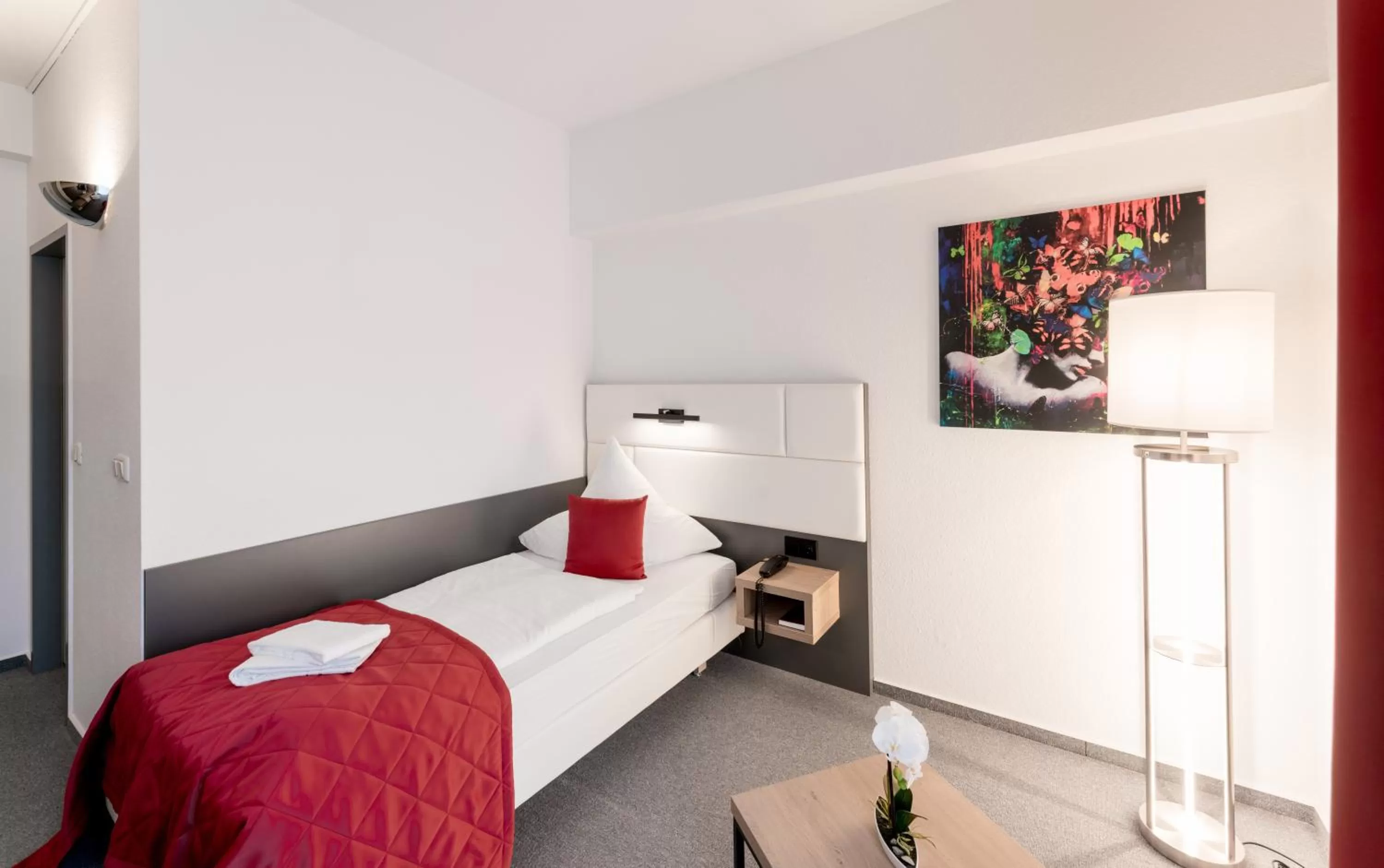 Bed in Hotel Stadtfeld