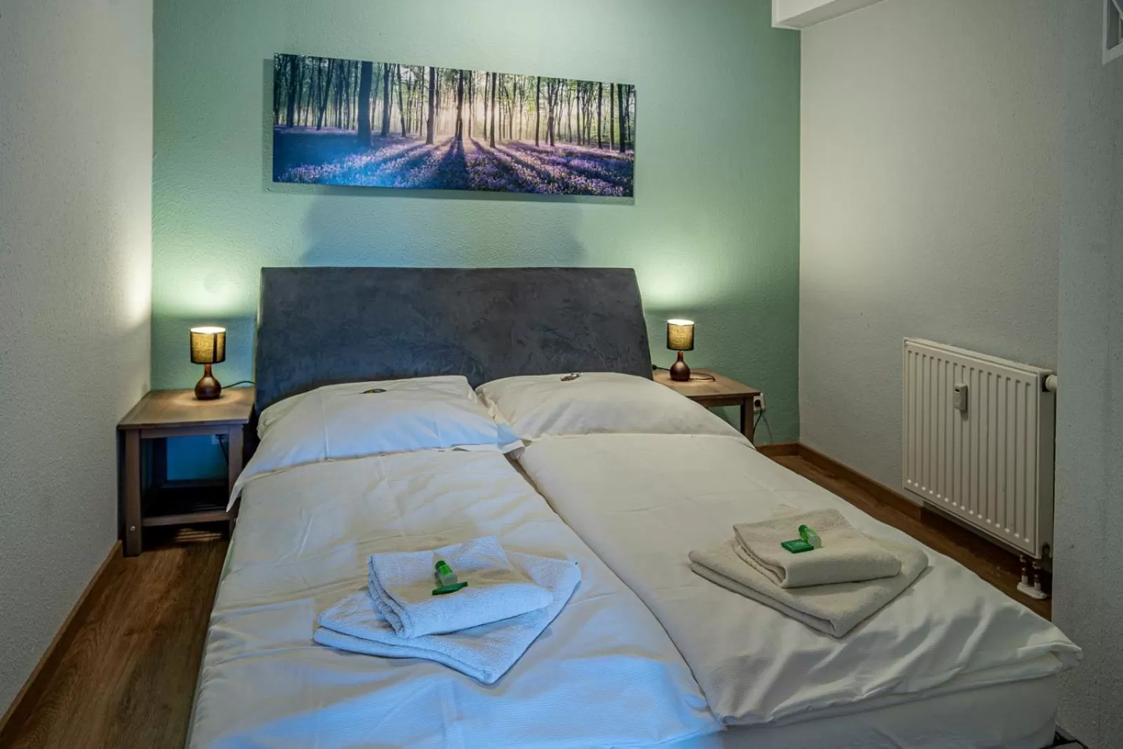 Bed in Hotel Birschel-Mühle