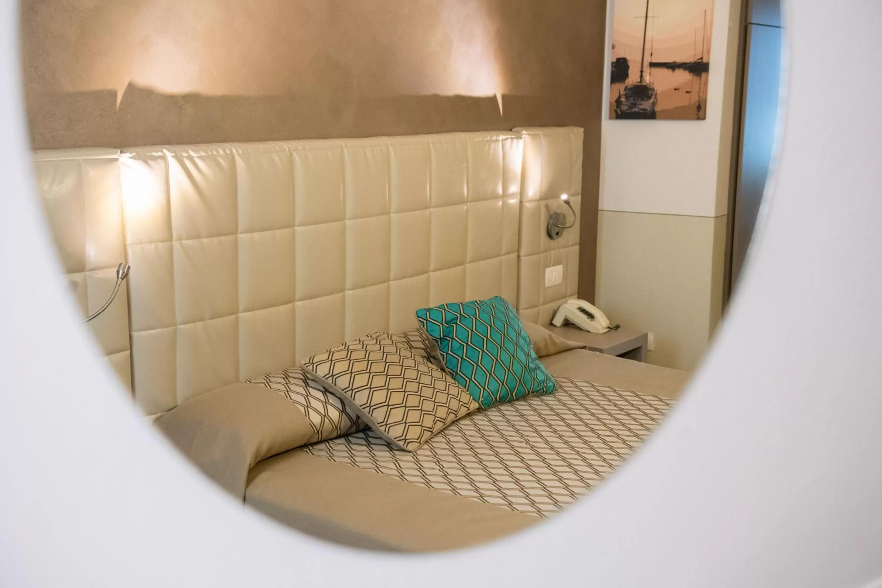 Bedroom, Bed in Alessi Hotel Trattoria