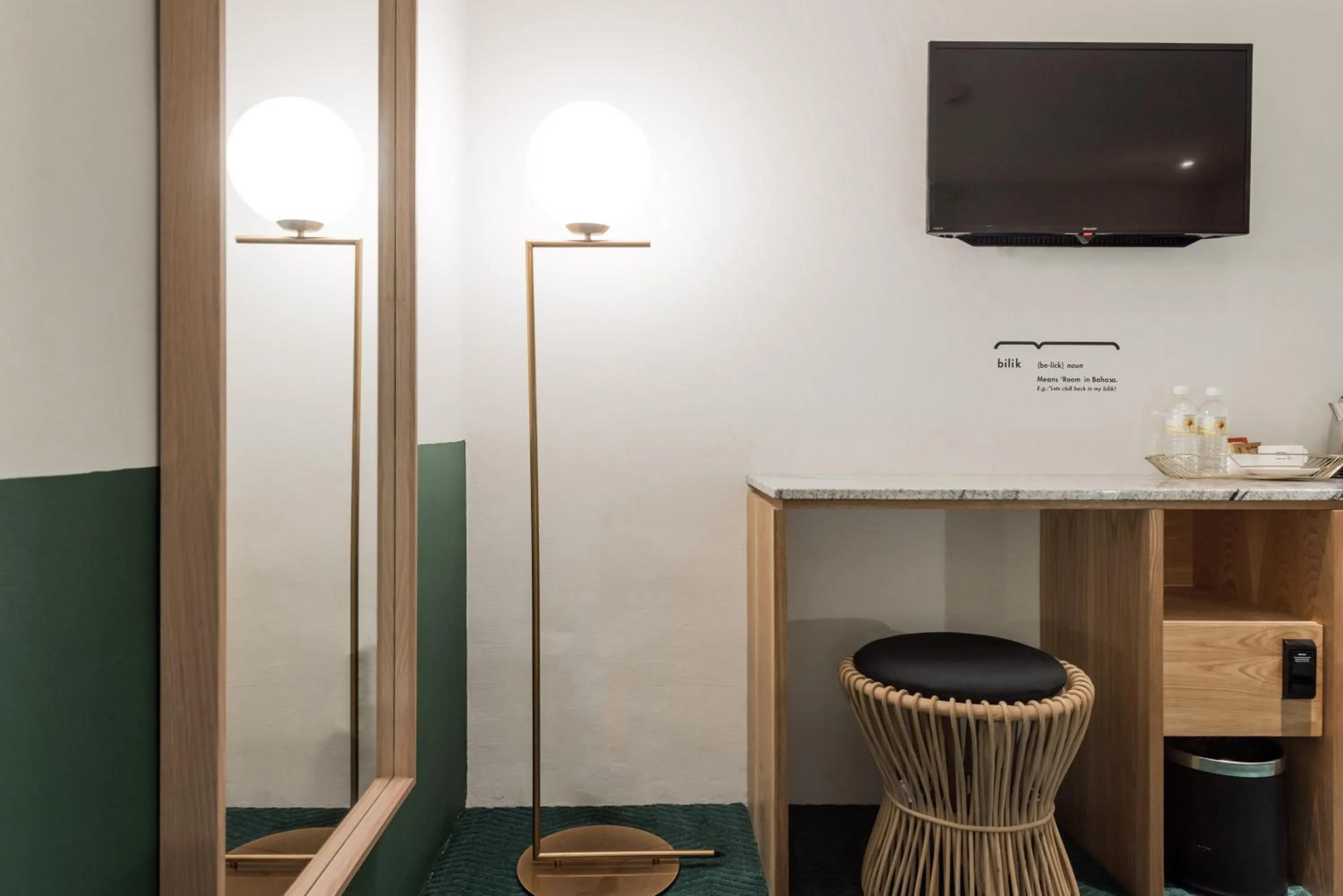 Living room in Bunk & Bilik Hotel Jalan Ipoh