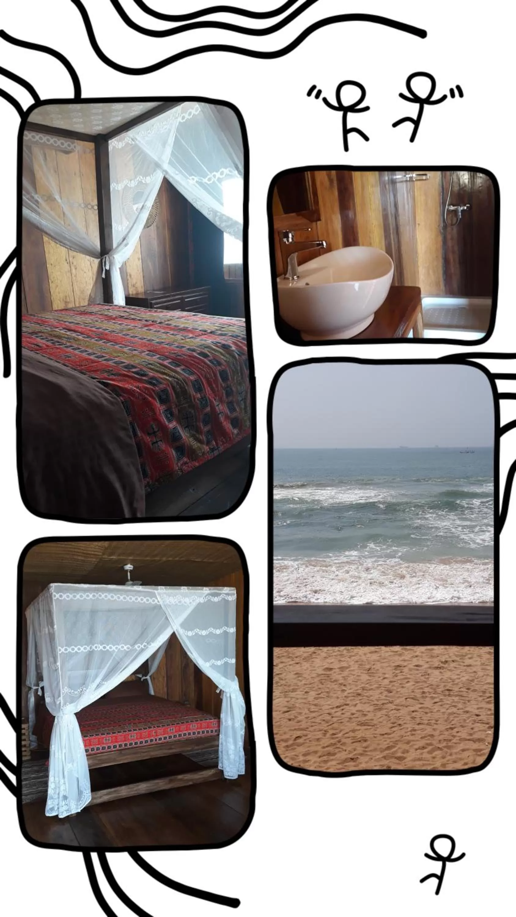 Bed in CASE de ROBINSON