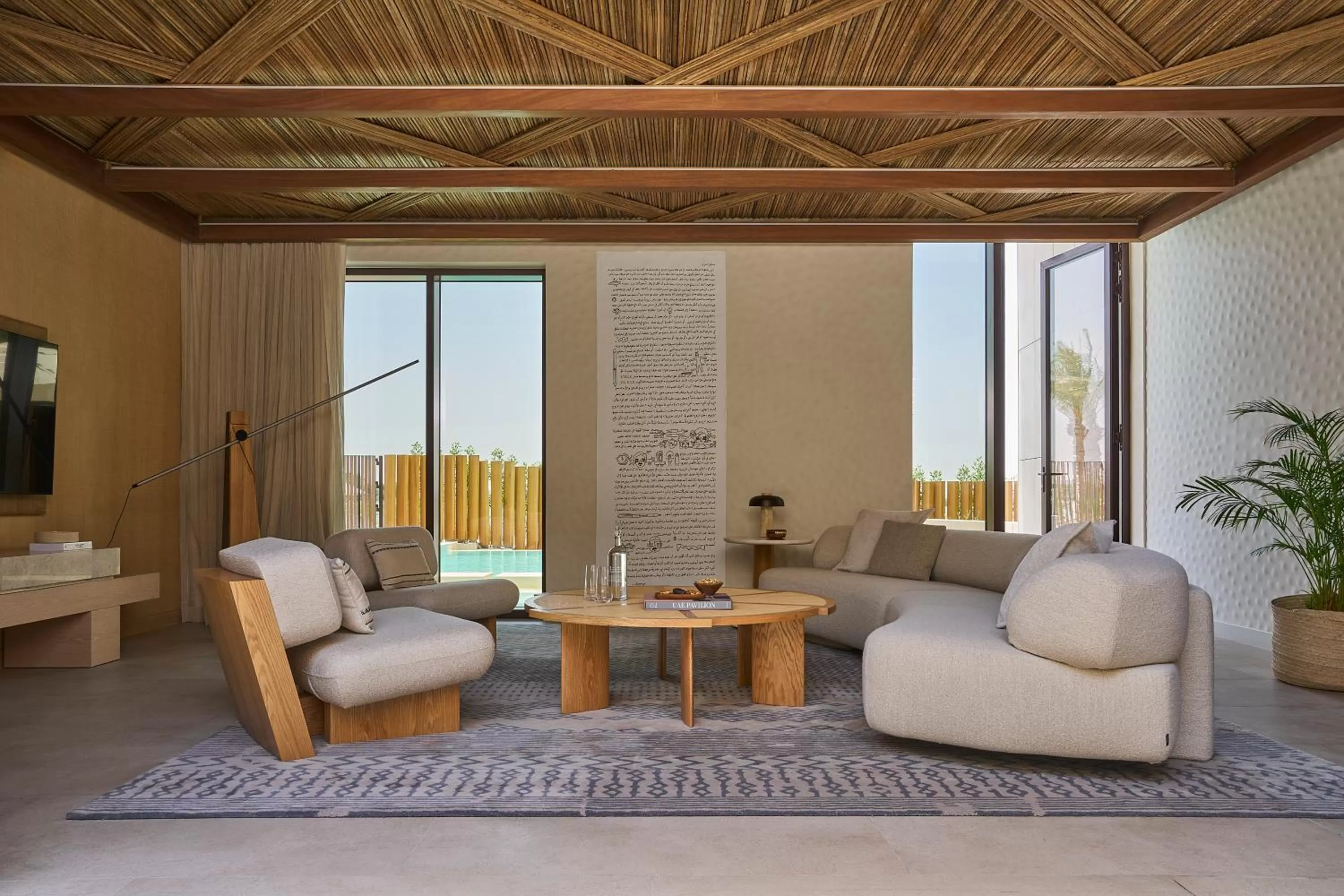 Living room in ERTH Abu Dhabi Hotel