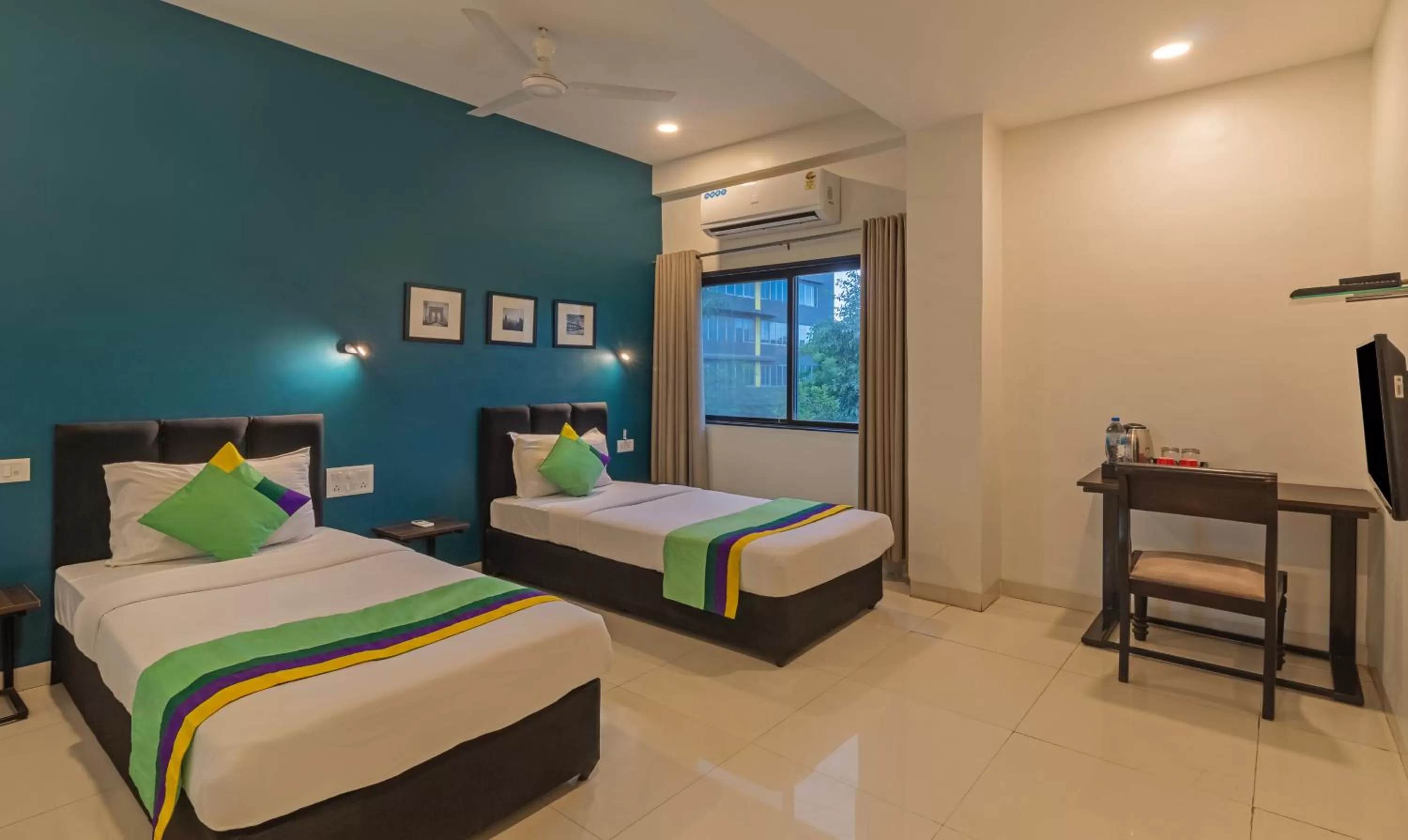 Bedroom, Bed in Treebo Tulip Comfort