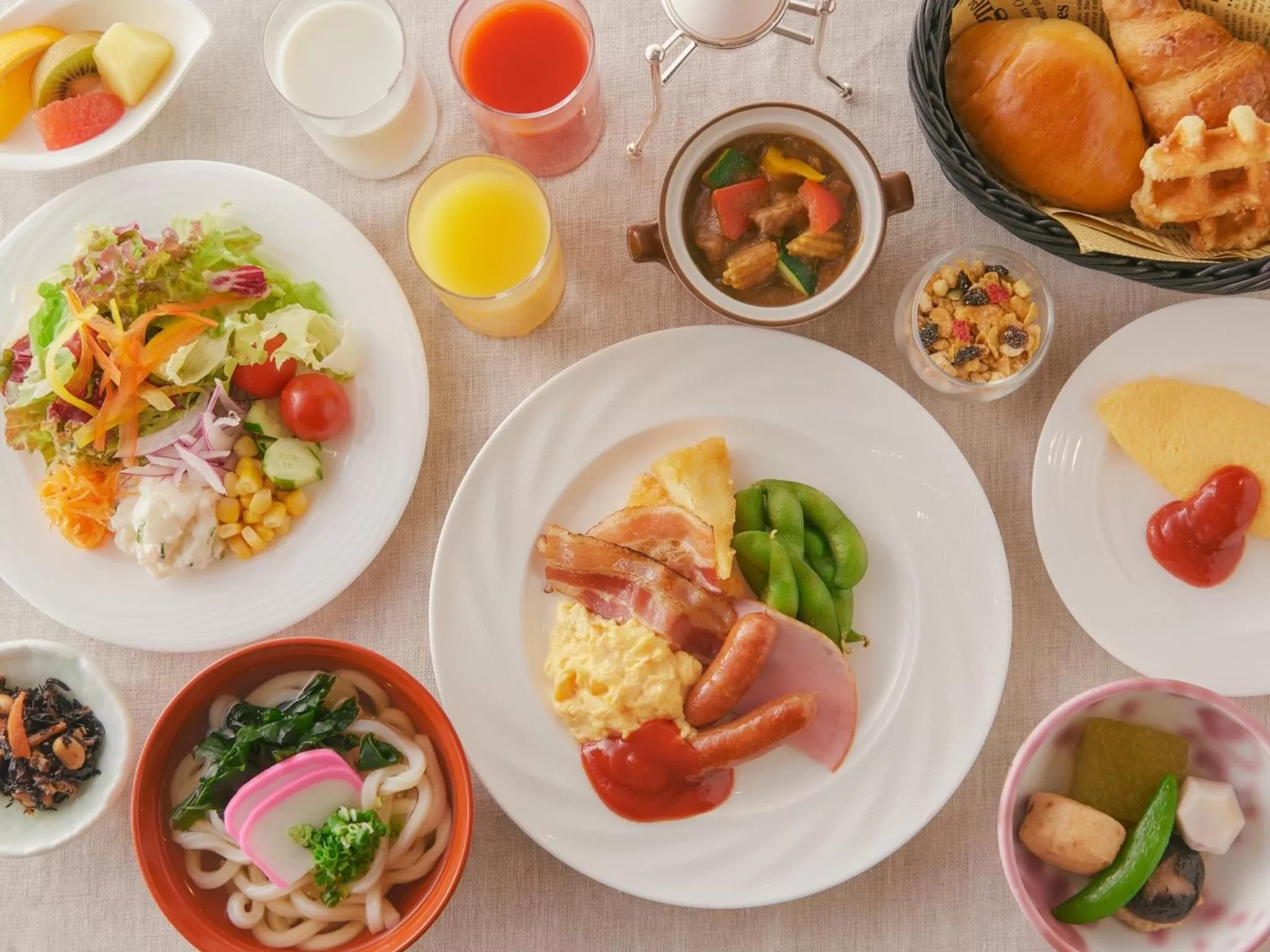 Breakfast in Takamatsu Kokusai Hotel