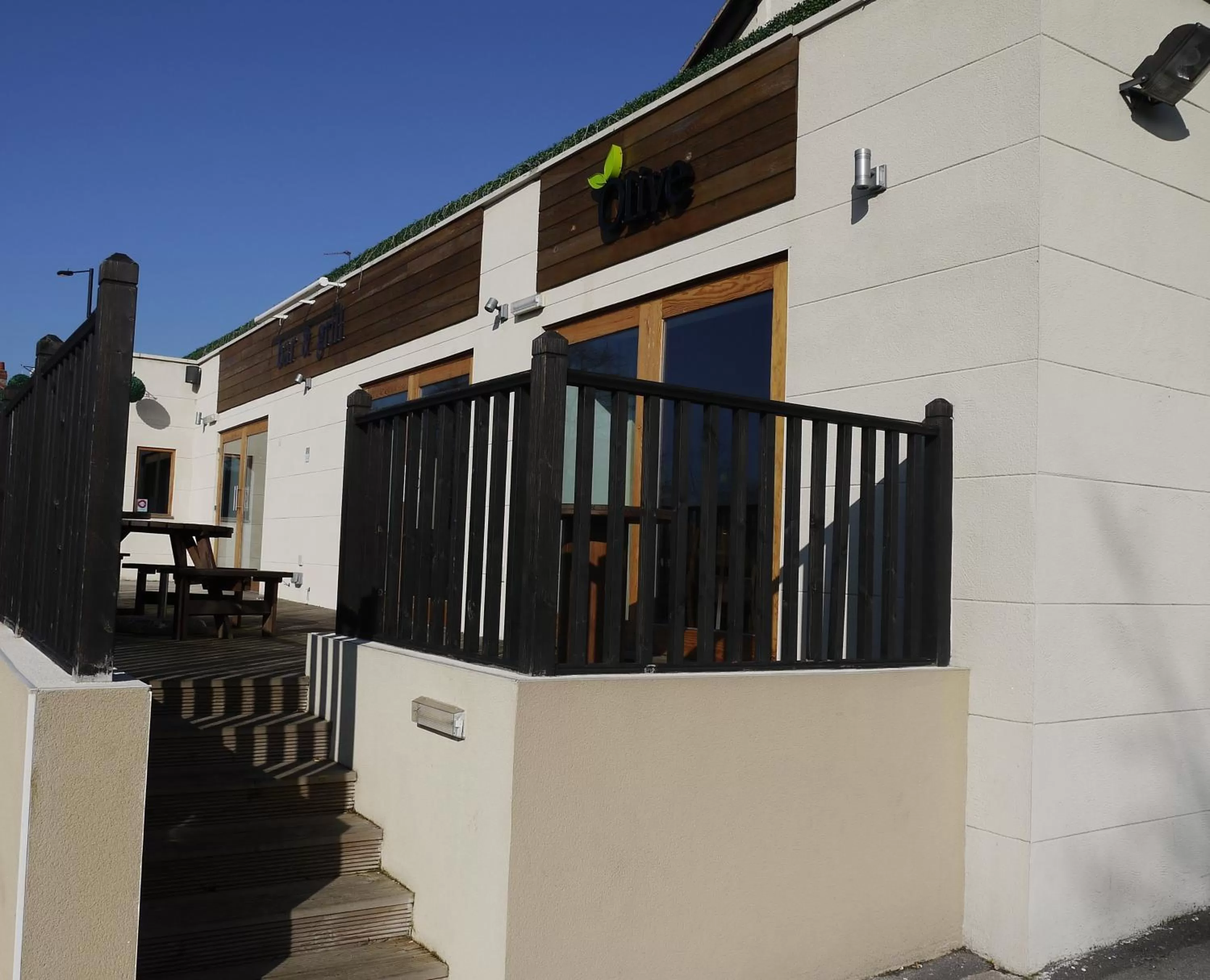 Patio, Property Building in The Lodge