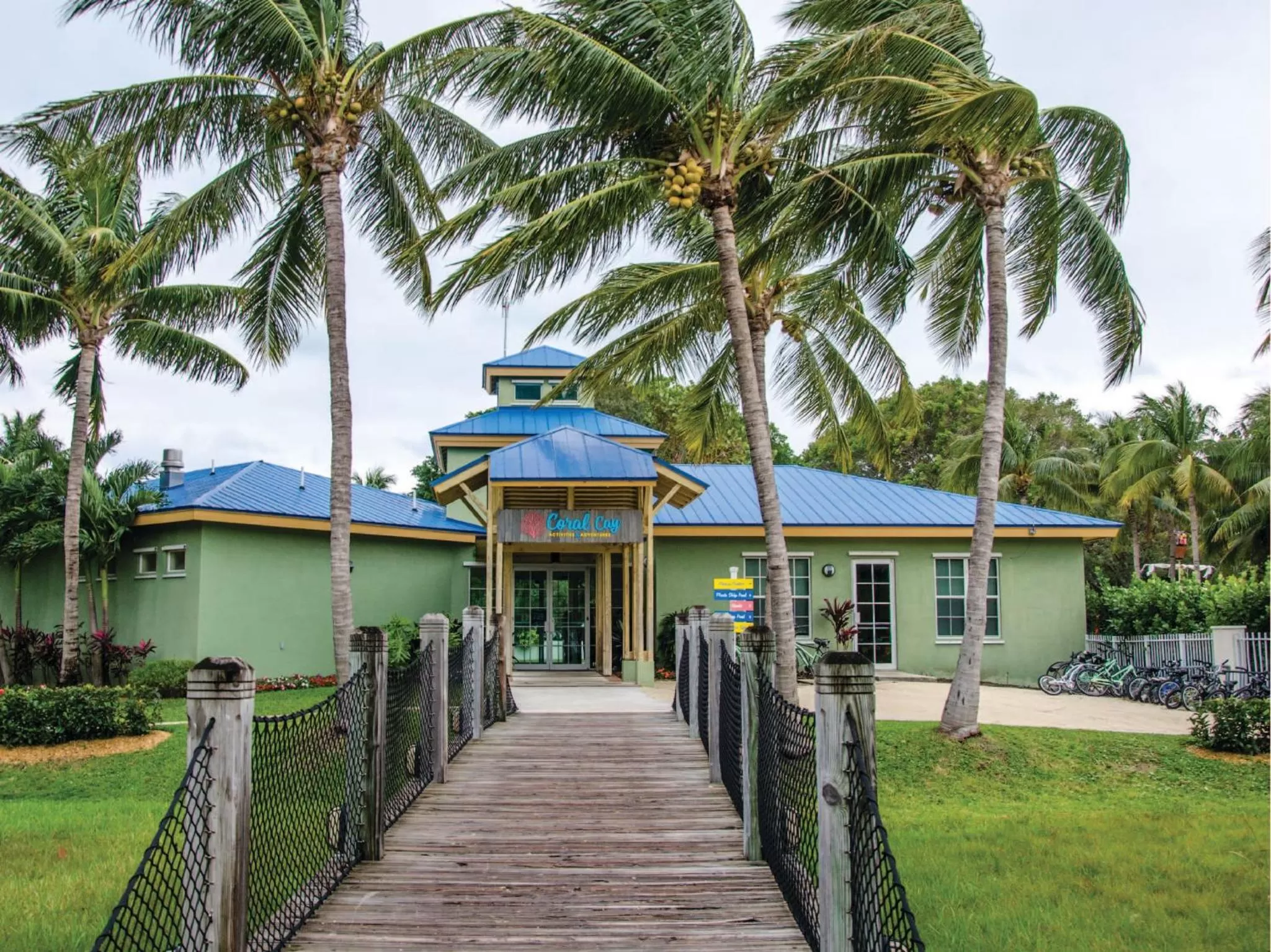 Children play ground in Hawks Cay Resort