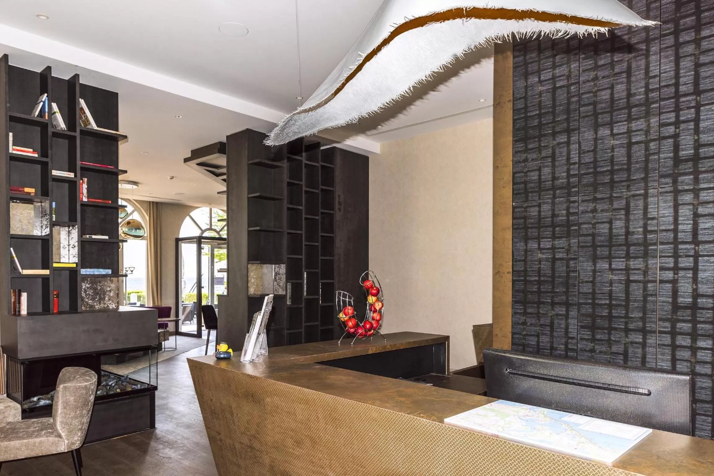 Lobby or reception in SEETELHOTEL Strandhotel Atlantic das Boutiquehotel am Meer