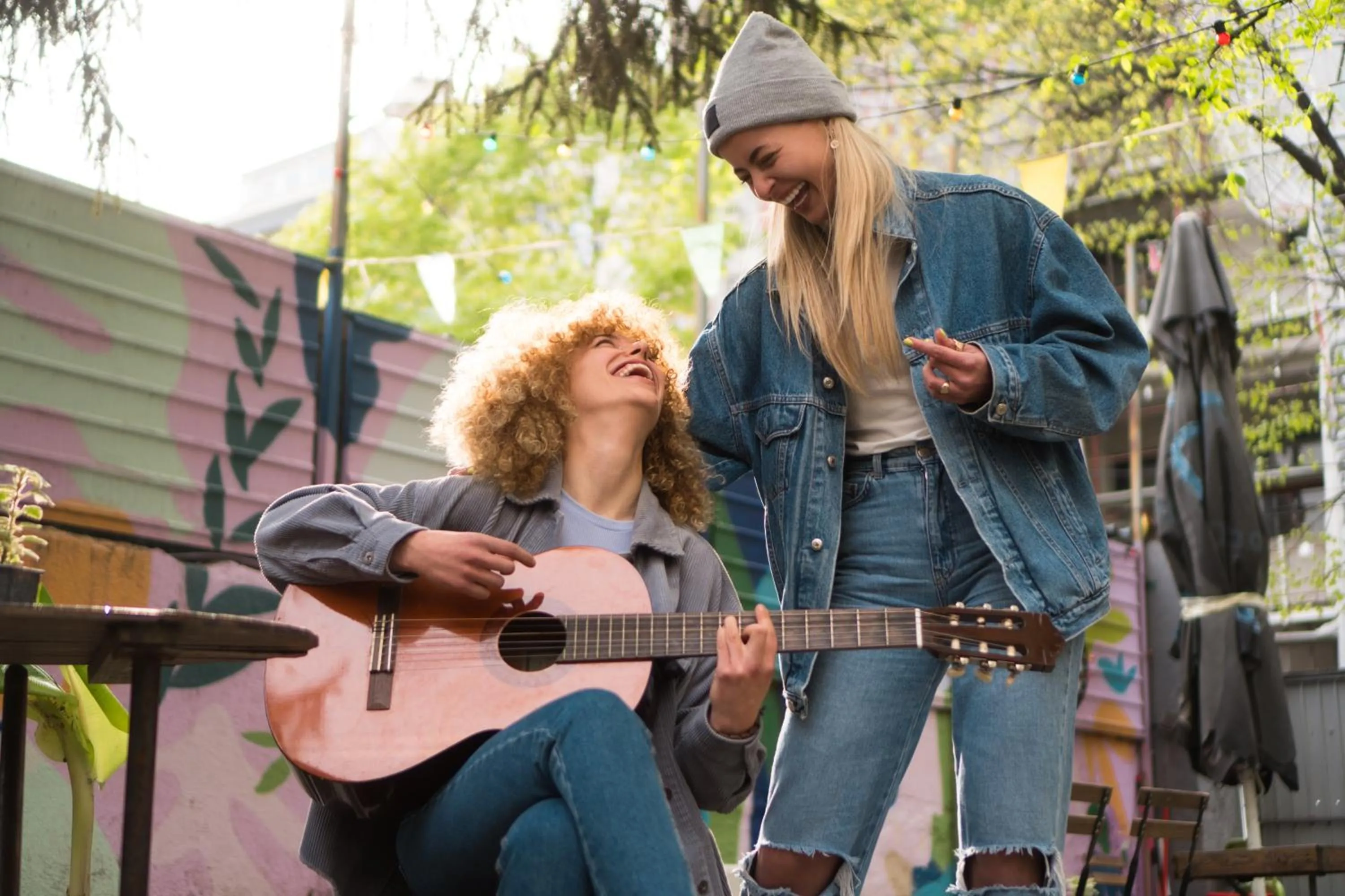 Patio in Good People Design Hostel