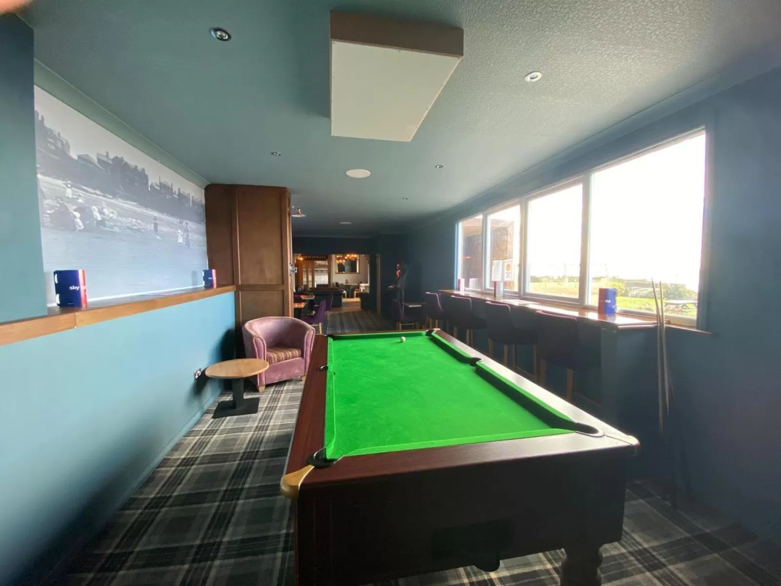 Game Room in The Calder House Hotel