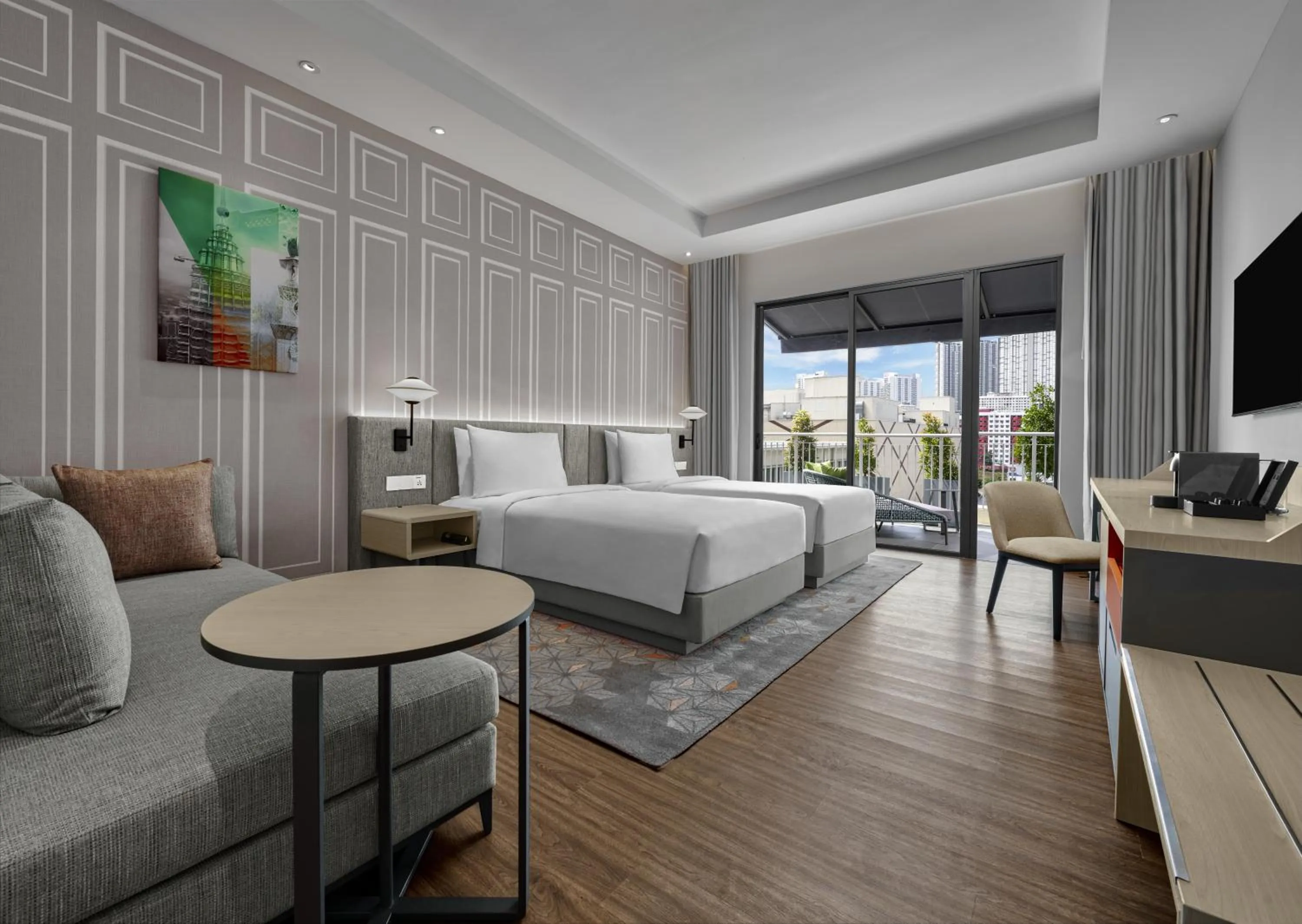 Bed in Hyatt Place Kuala Lumpur Bukit Jalil