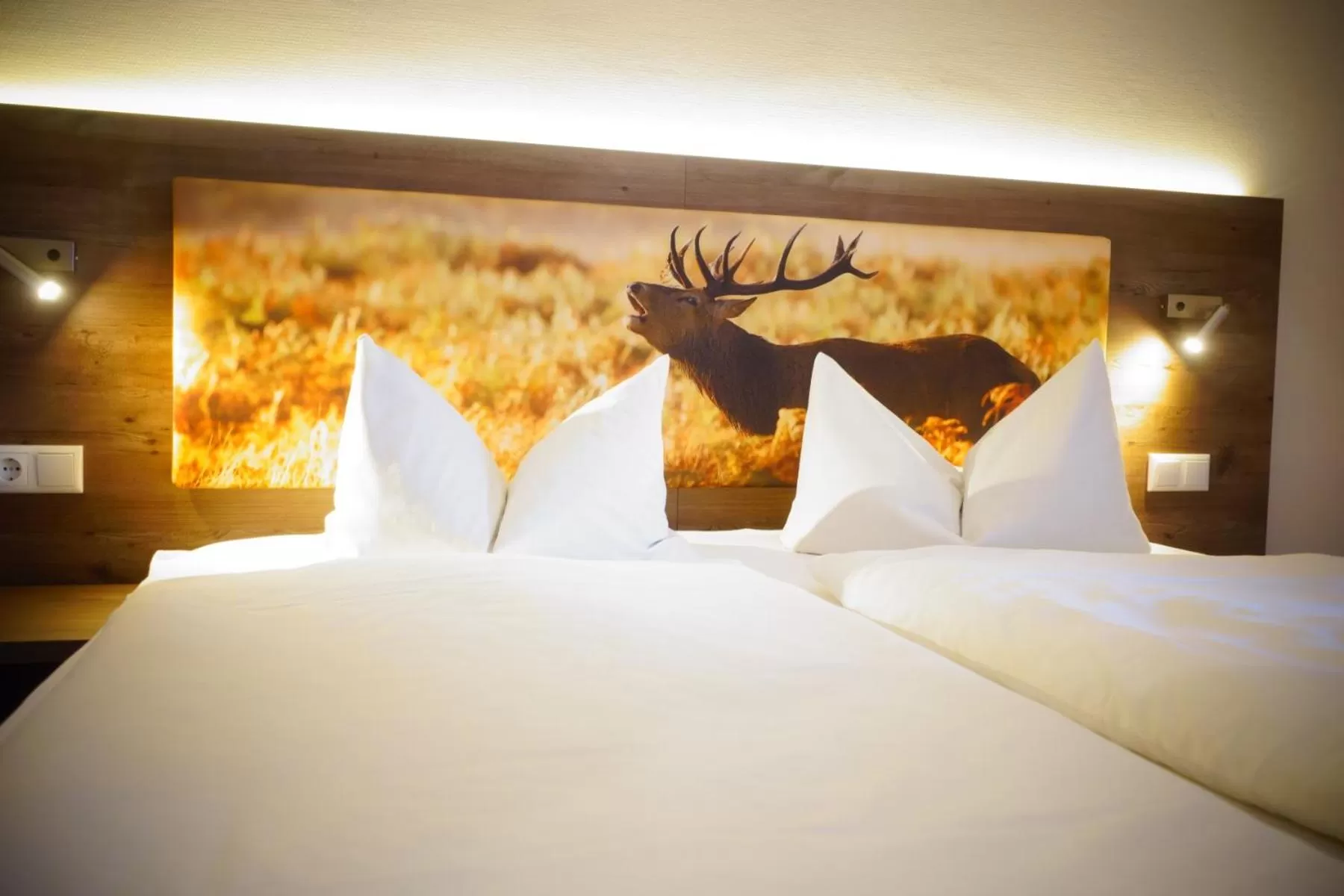 Bed in Familien Apartmenthotel Panoramic